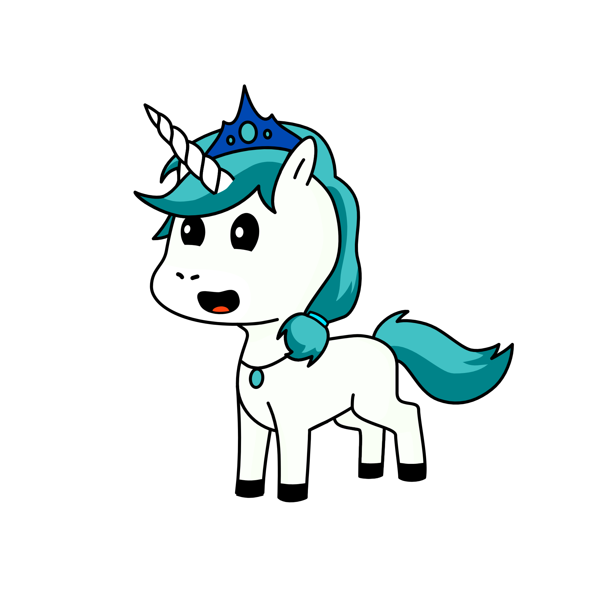 Snowy, the unicorn