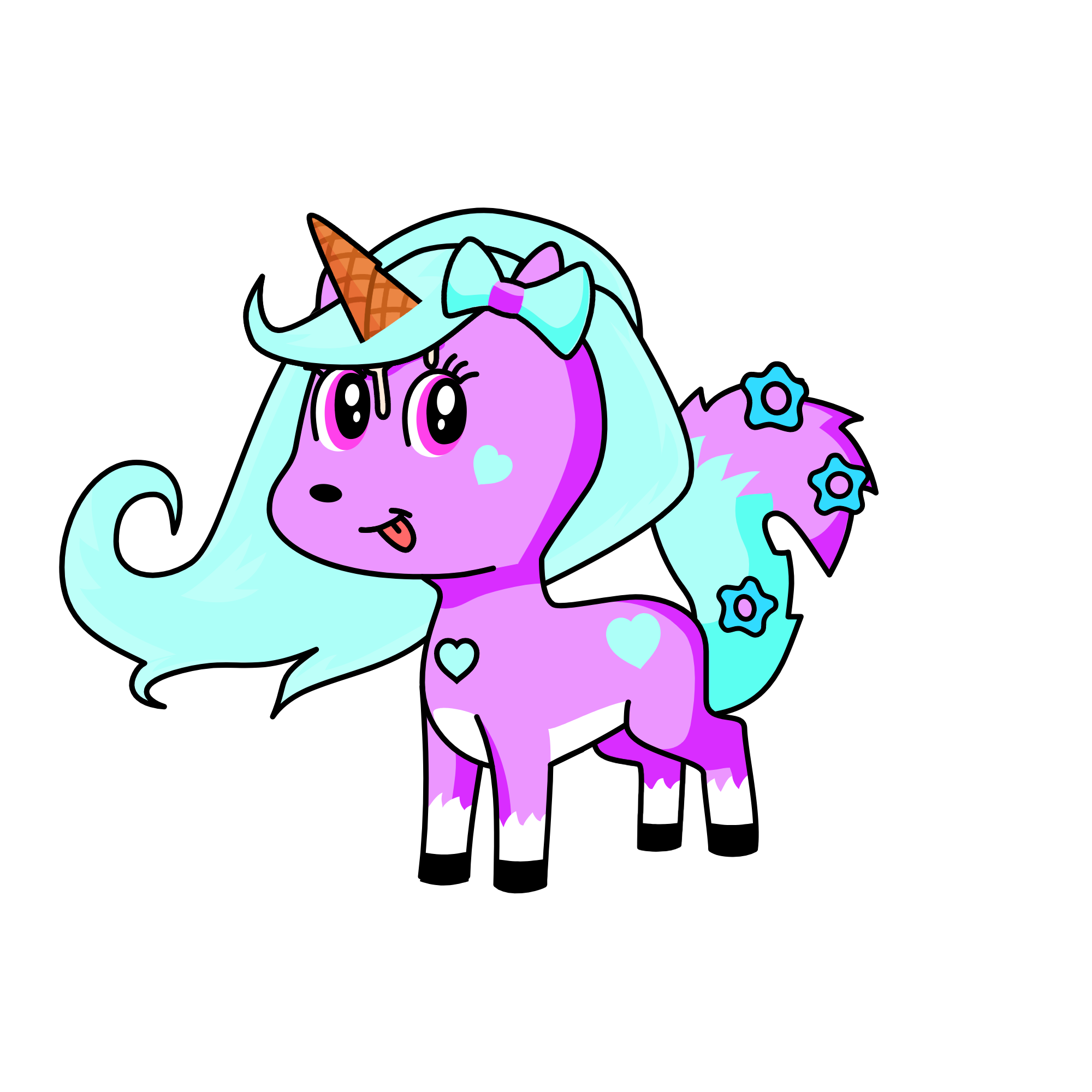ice cream, the unicorn