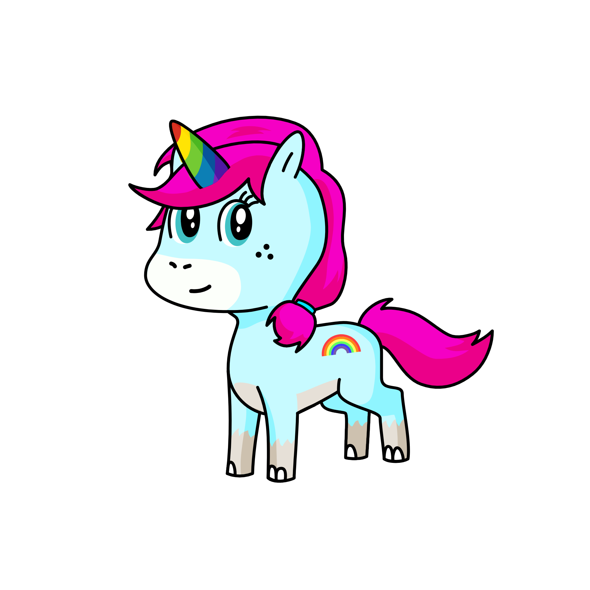 Tinkerbell, the unicorn