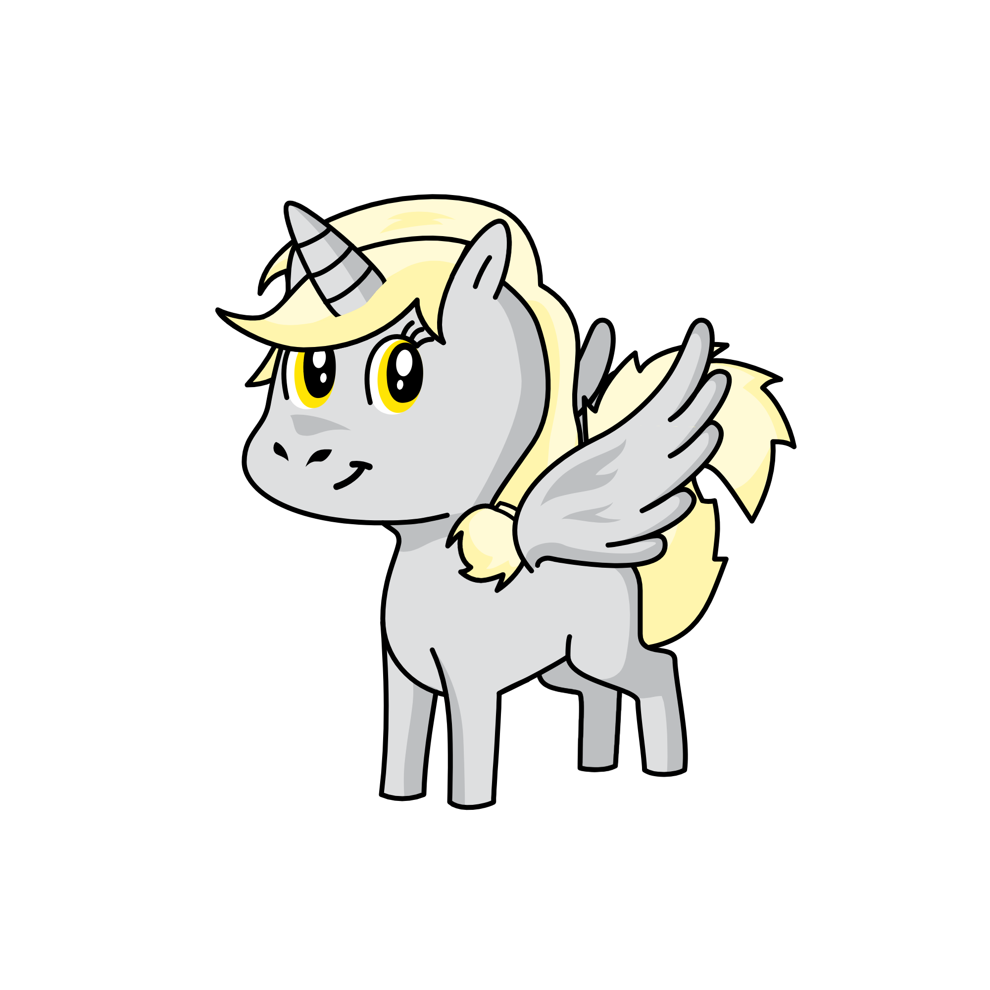 Derpy Hooves, the unicorn