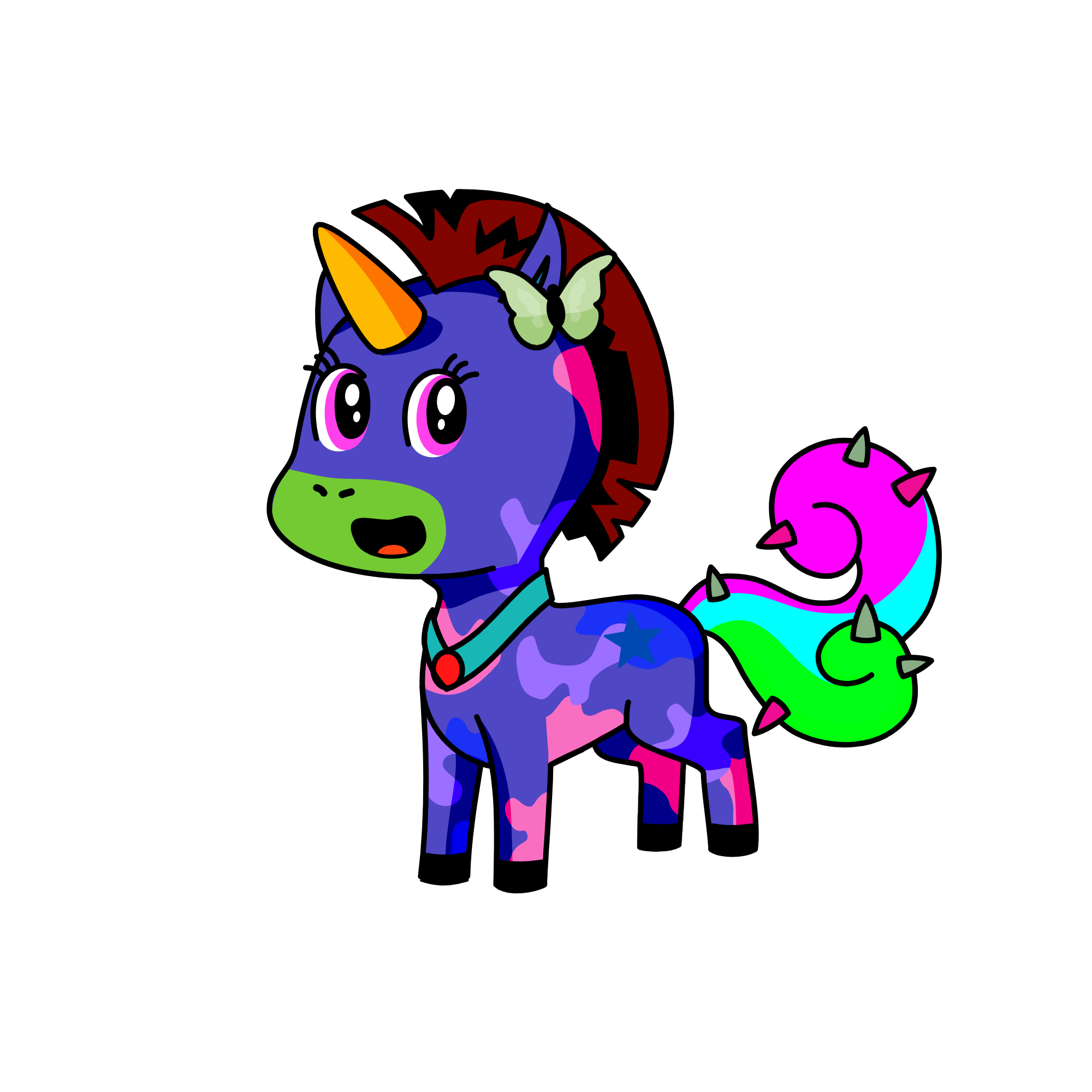 Little Miss mix-it-up, the unicorn
