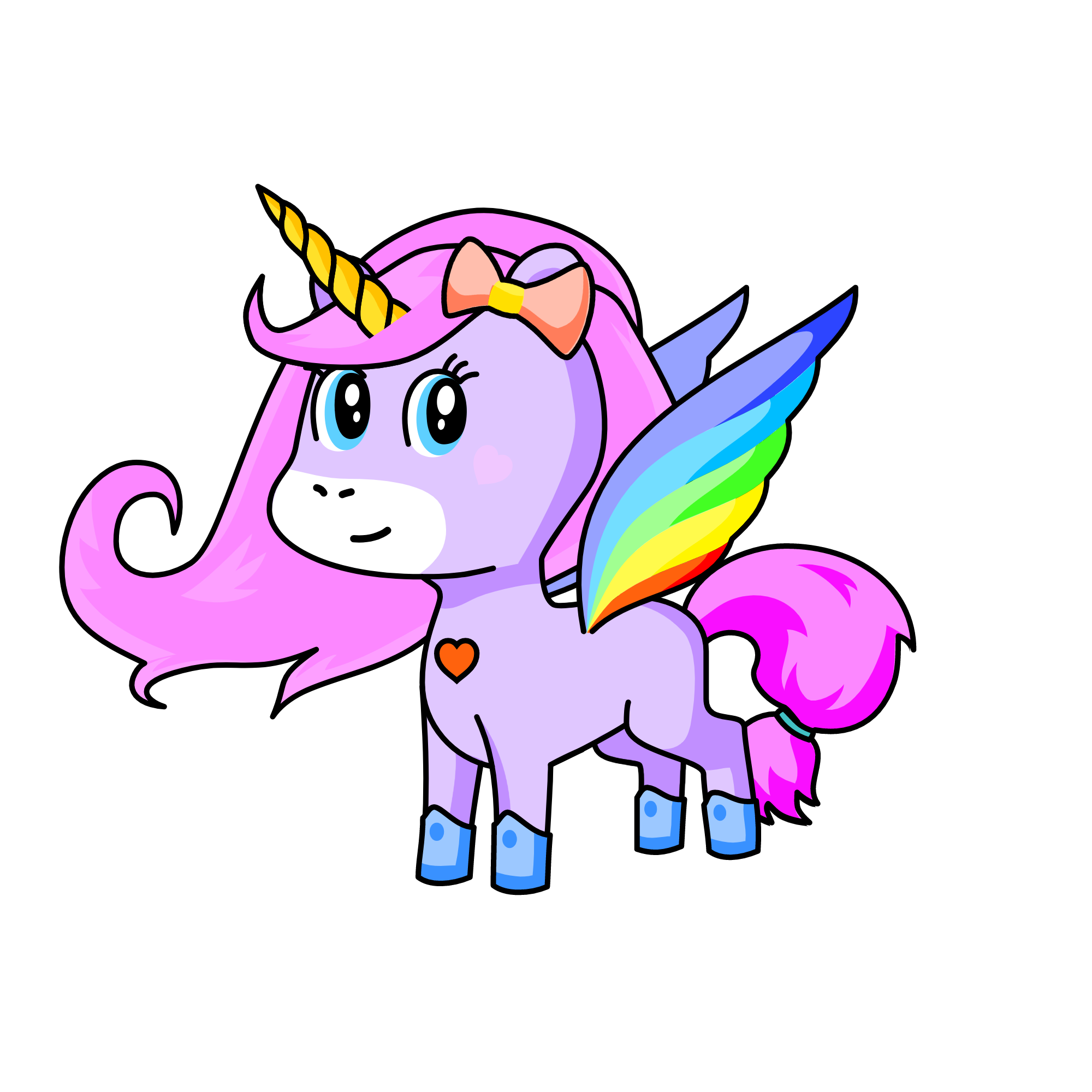 Bell Luna, the unicorn