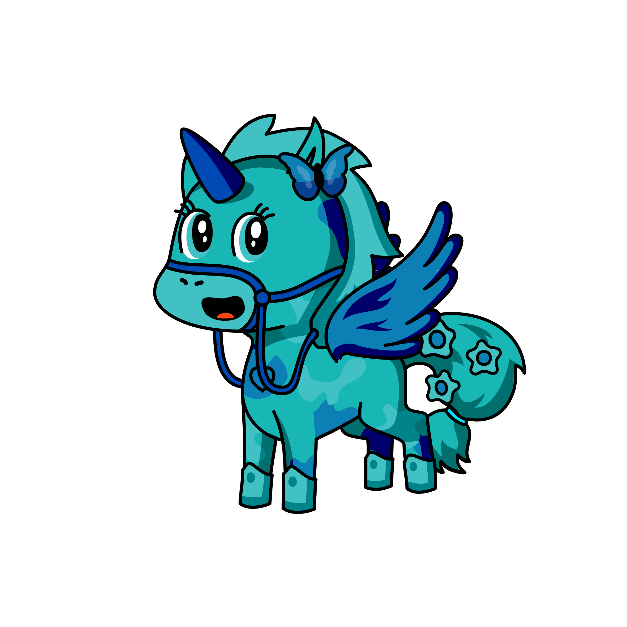Waves the water unicorn for world water day, the unicorn