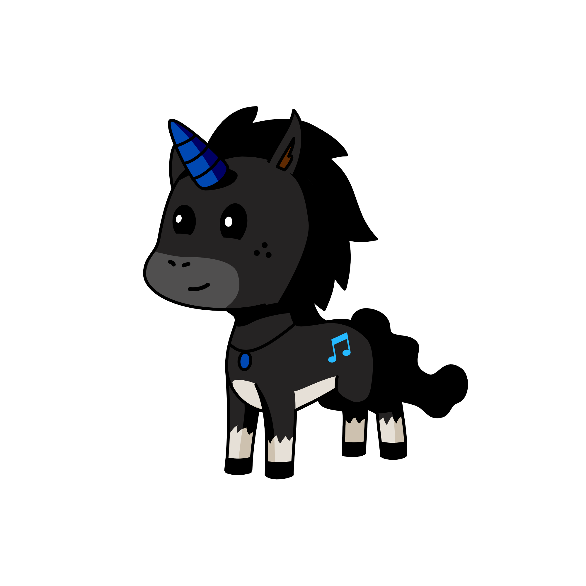 night, the unicorn