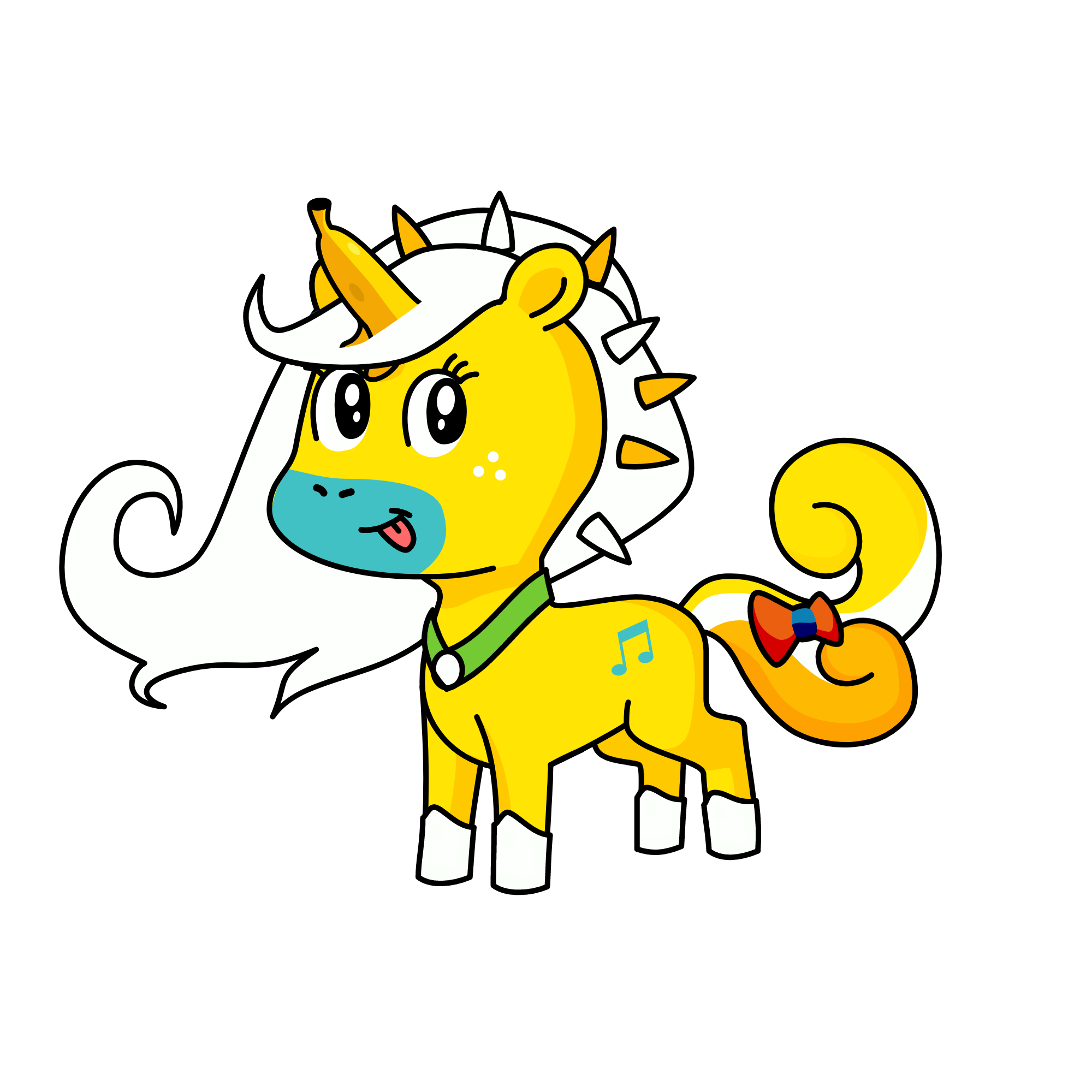 banna girl, the unicorn