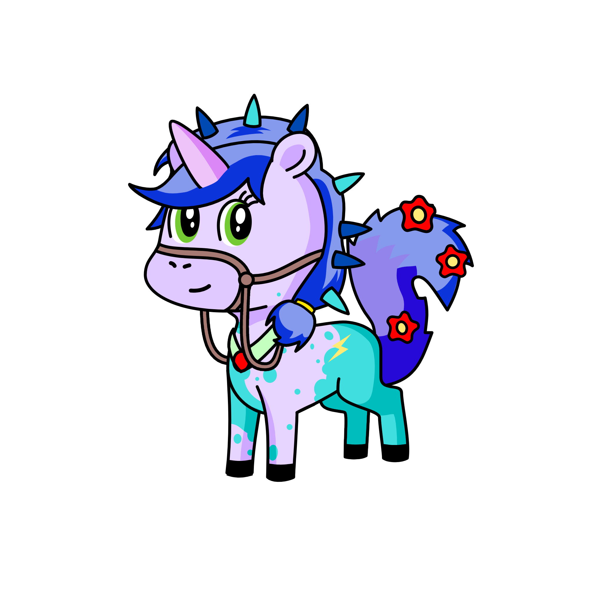 Dizzy, the unicorn