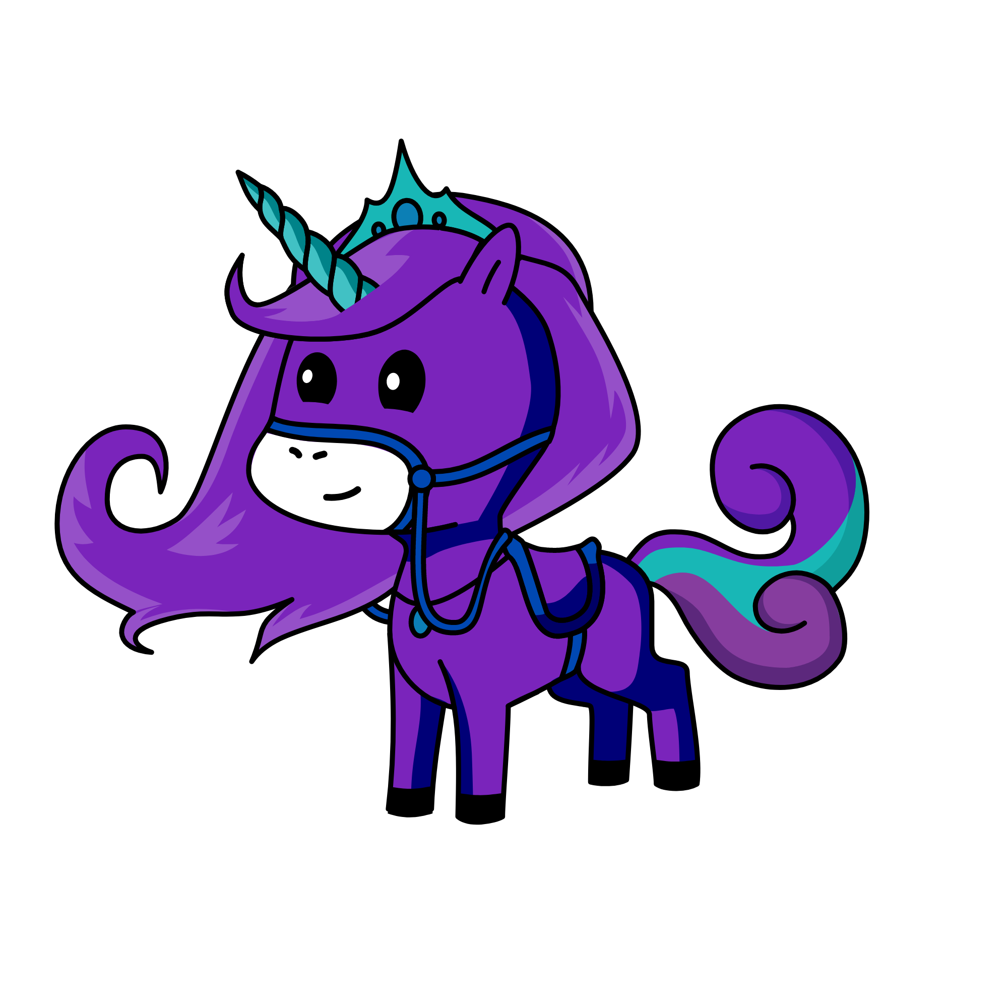 PURPLE, the unicorn