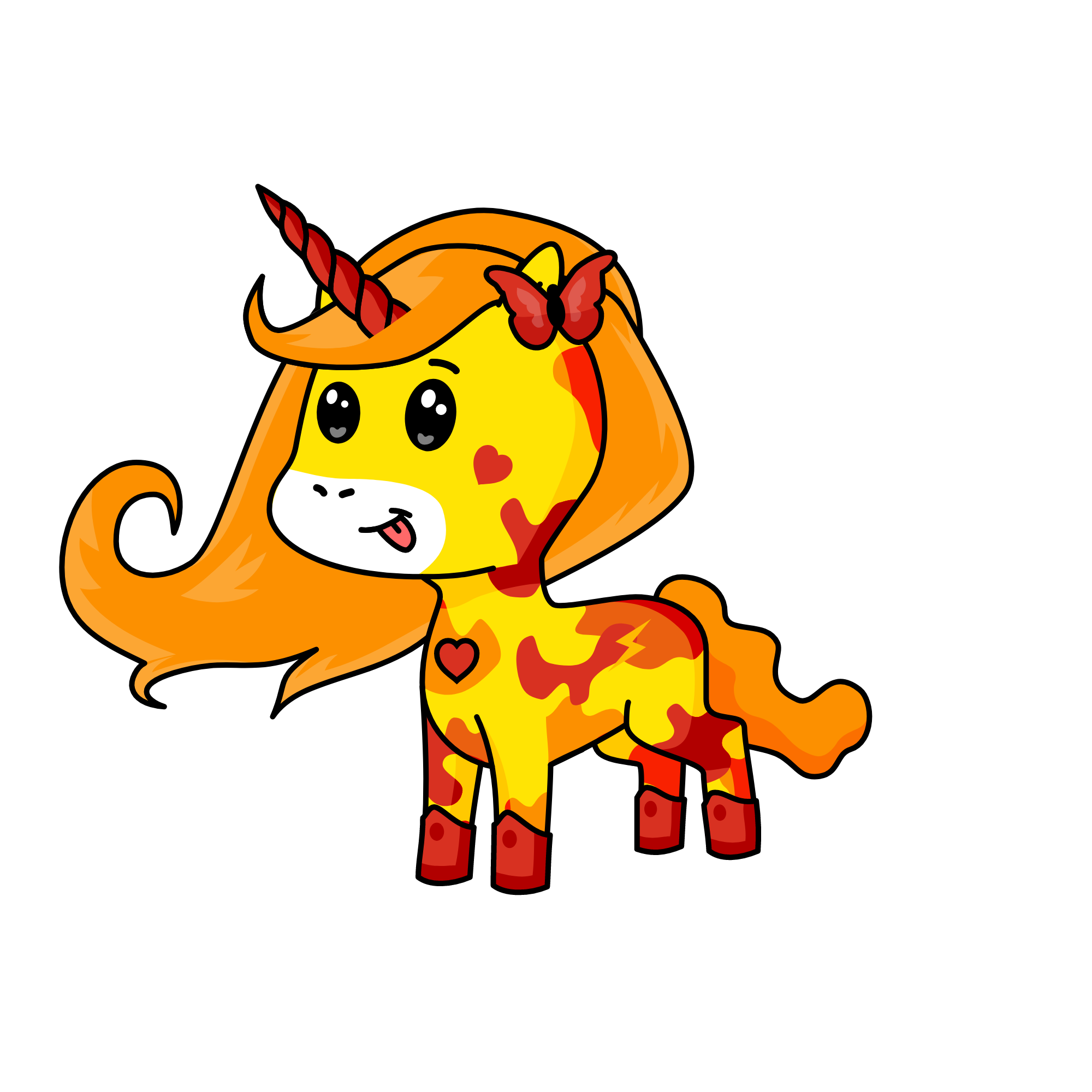 FLAME, the unicorn