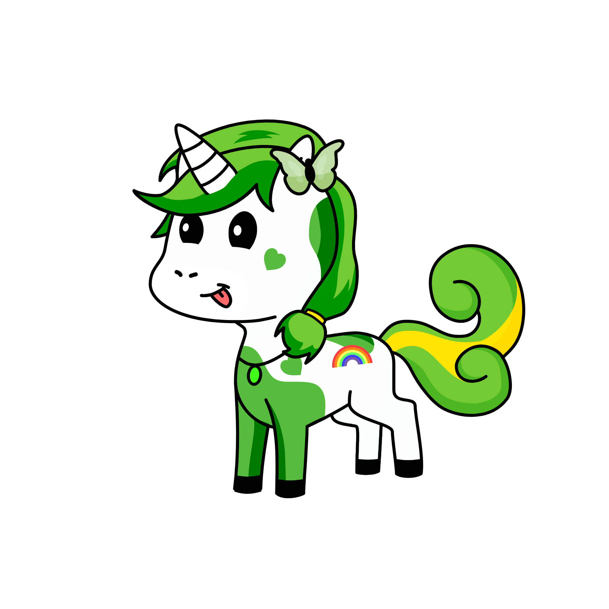 Luckycorn, the unicorn