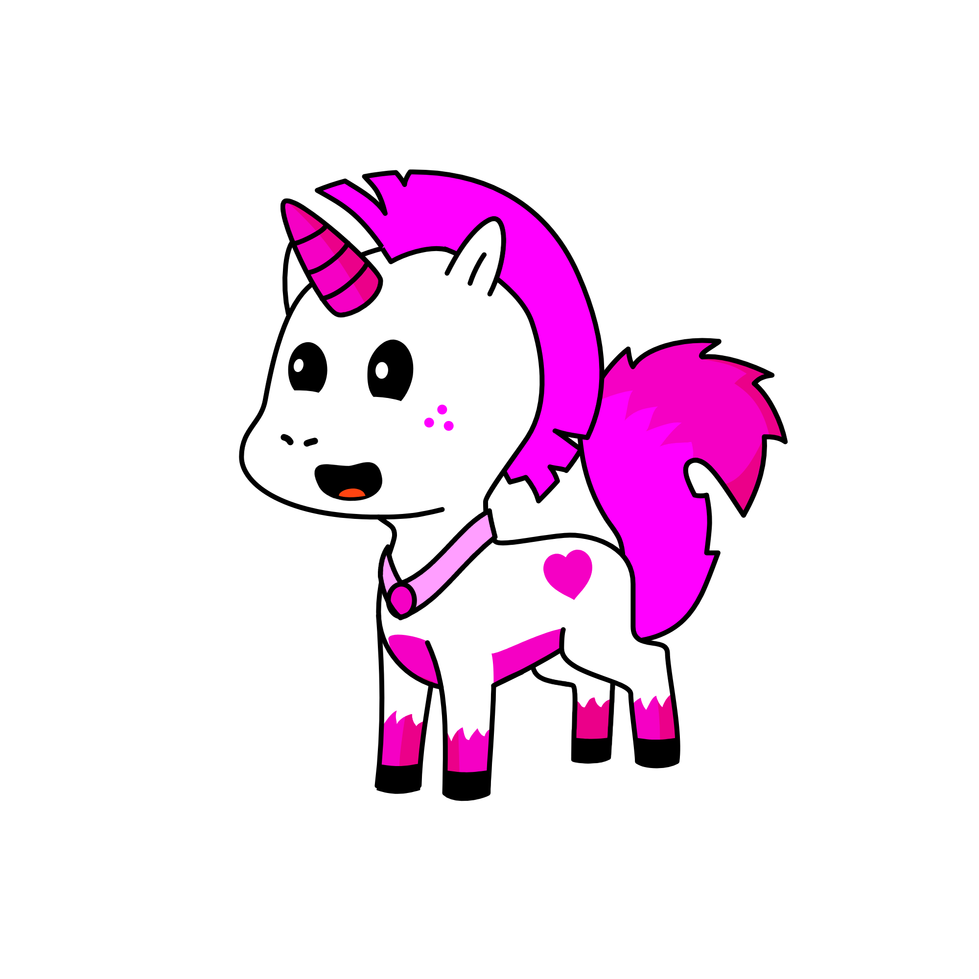 Pinky , the unicorn