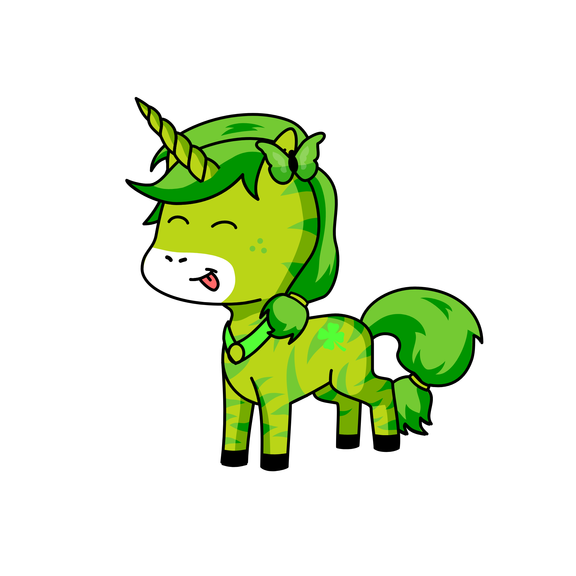 CLOVER, the unicorn