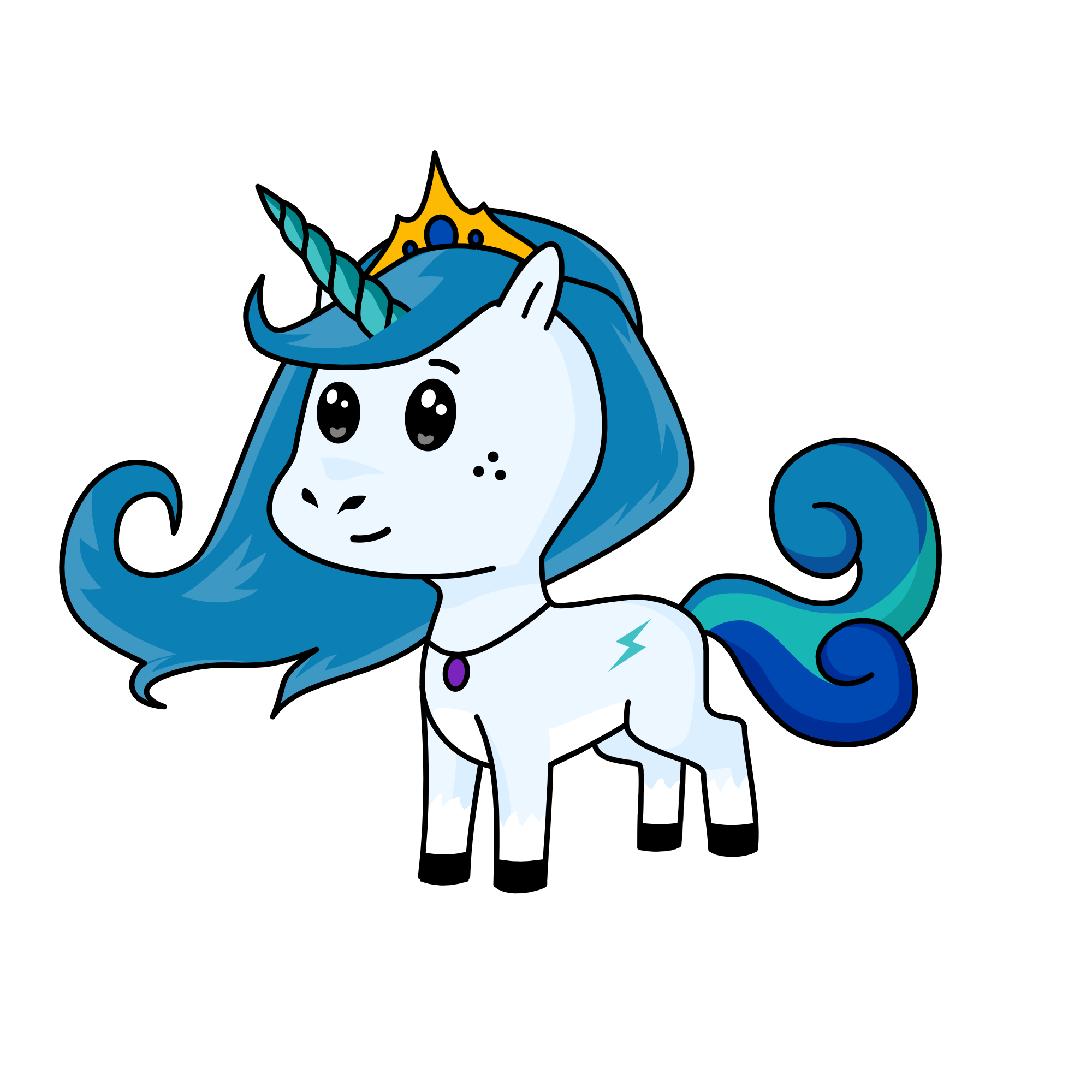 Frosty, the unicorn