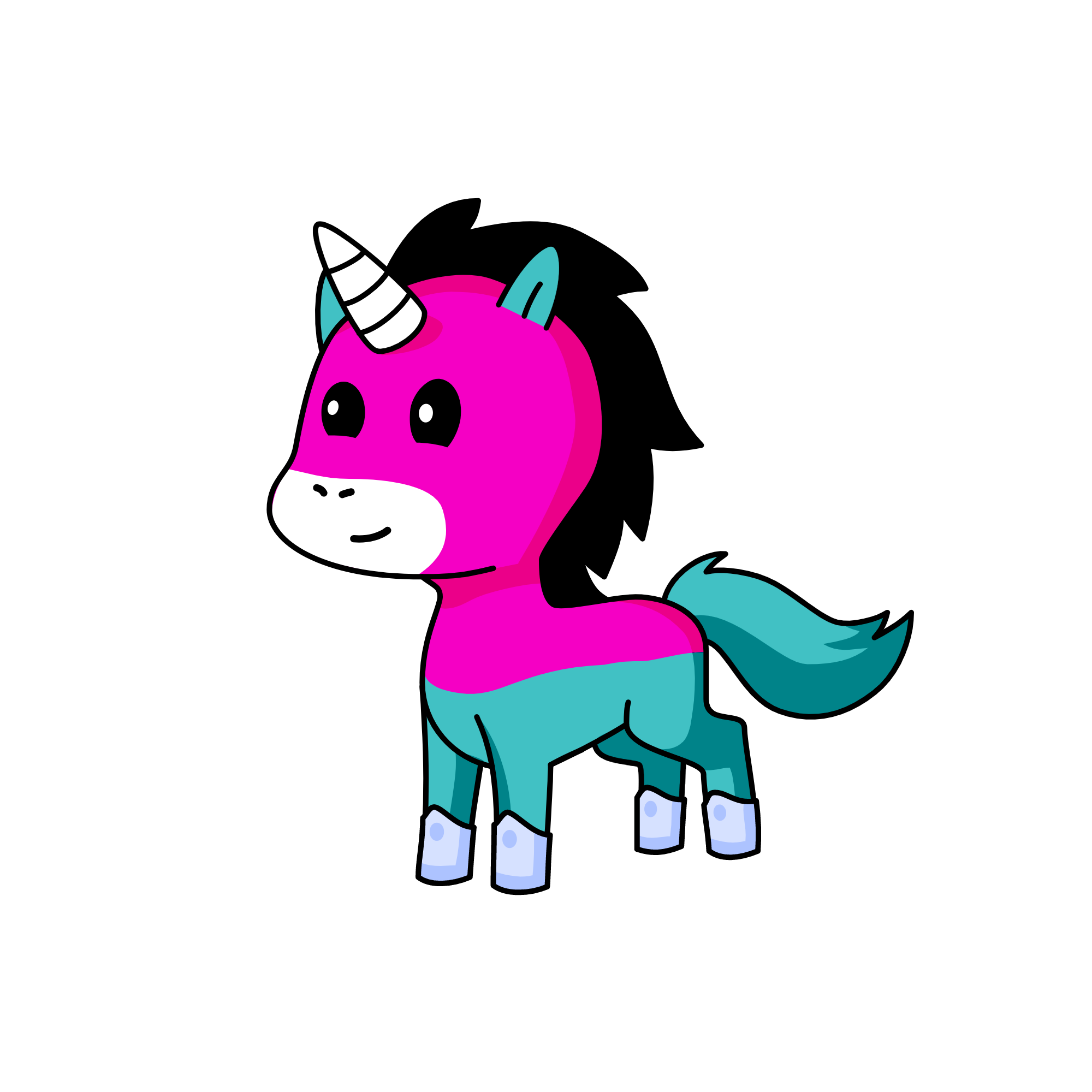 laniyah (my sis), the unicorn