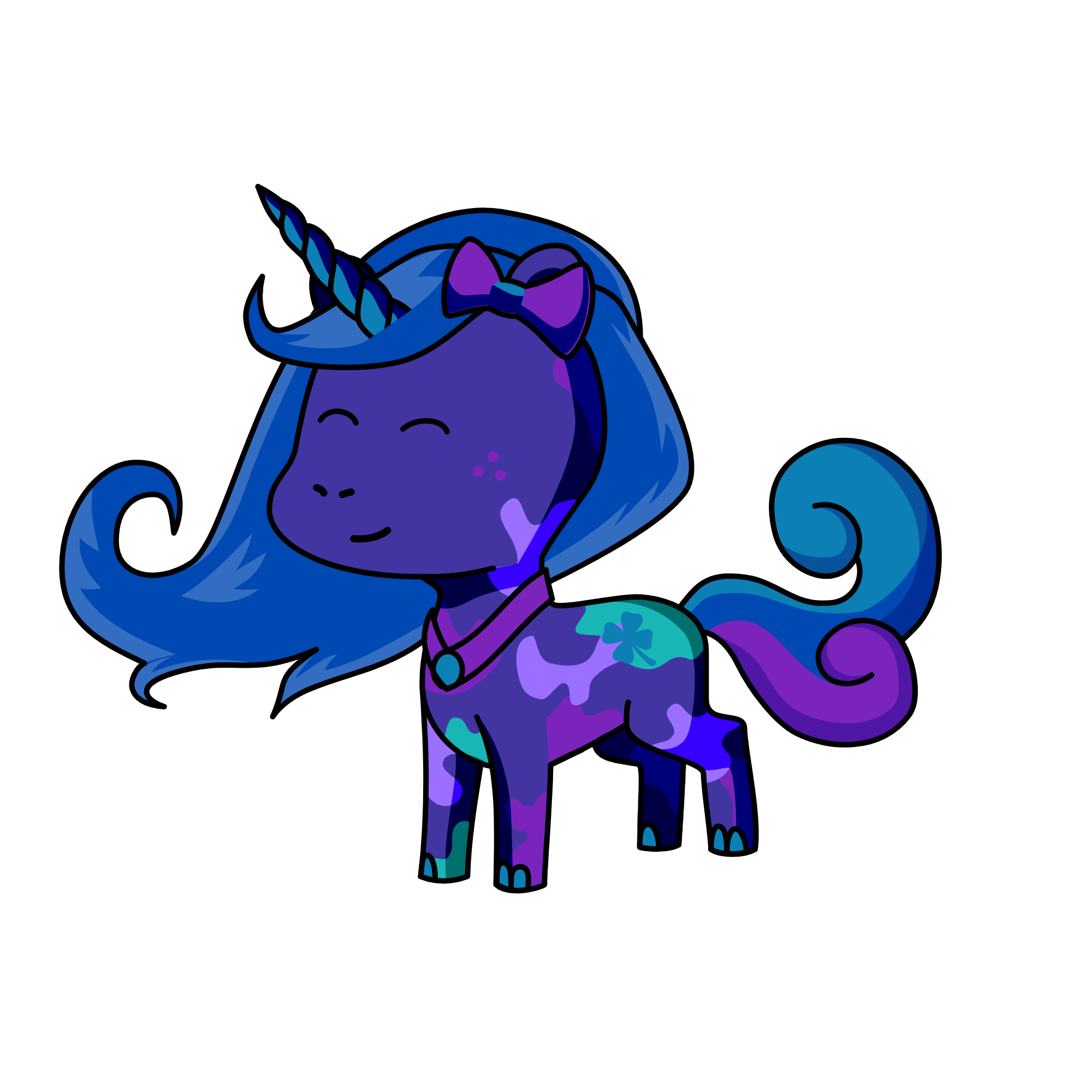 Moonlight, the unicorn