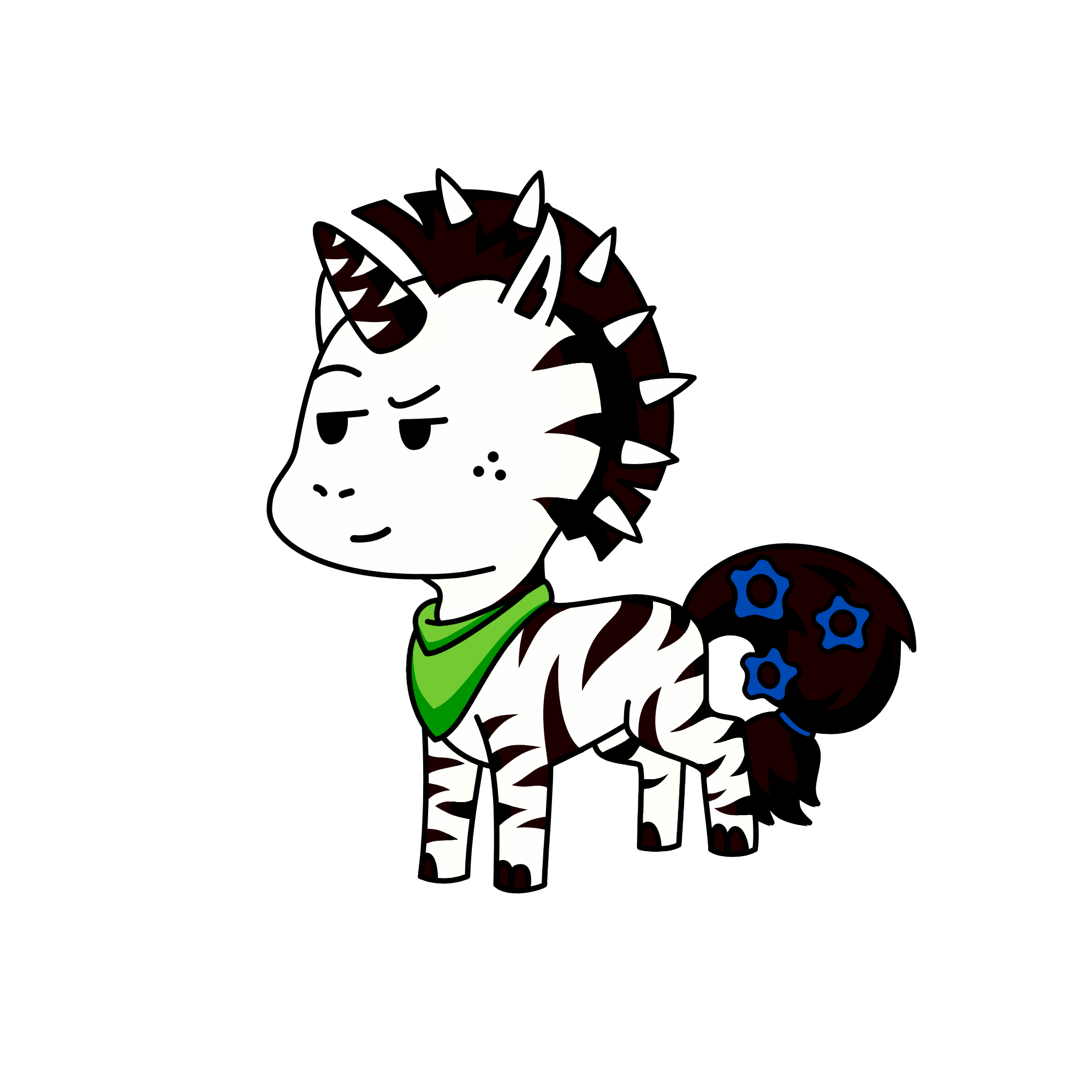 Zebra, the unicorn