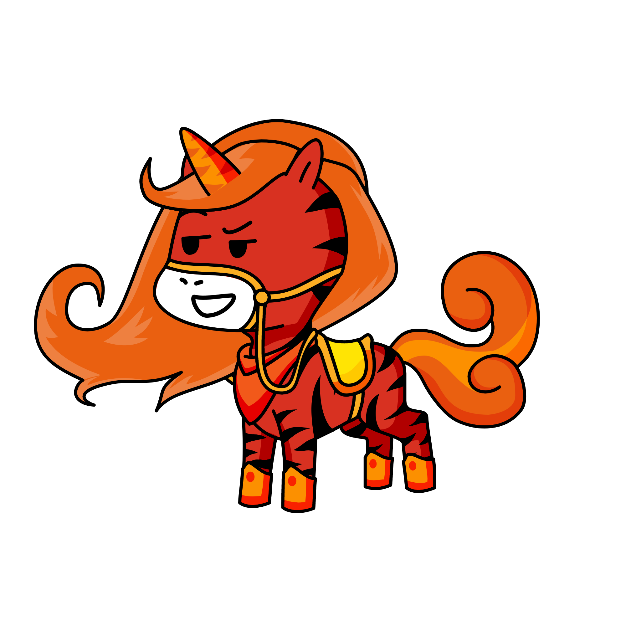 Fire, the unicorn