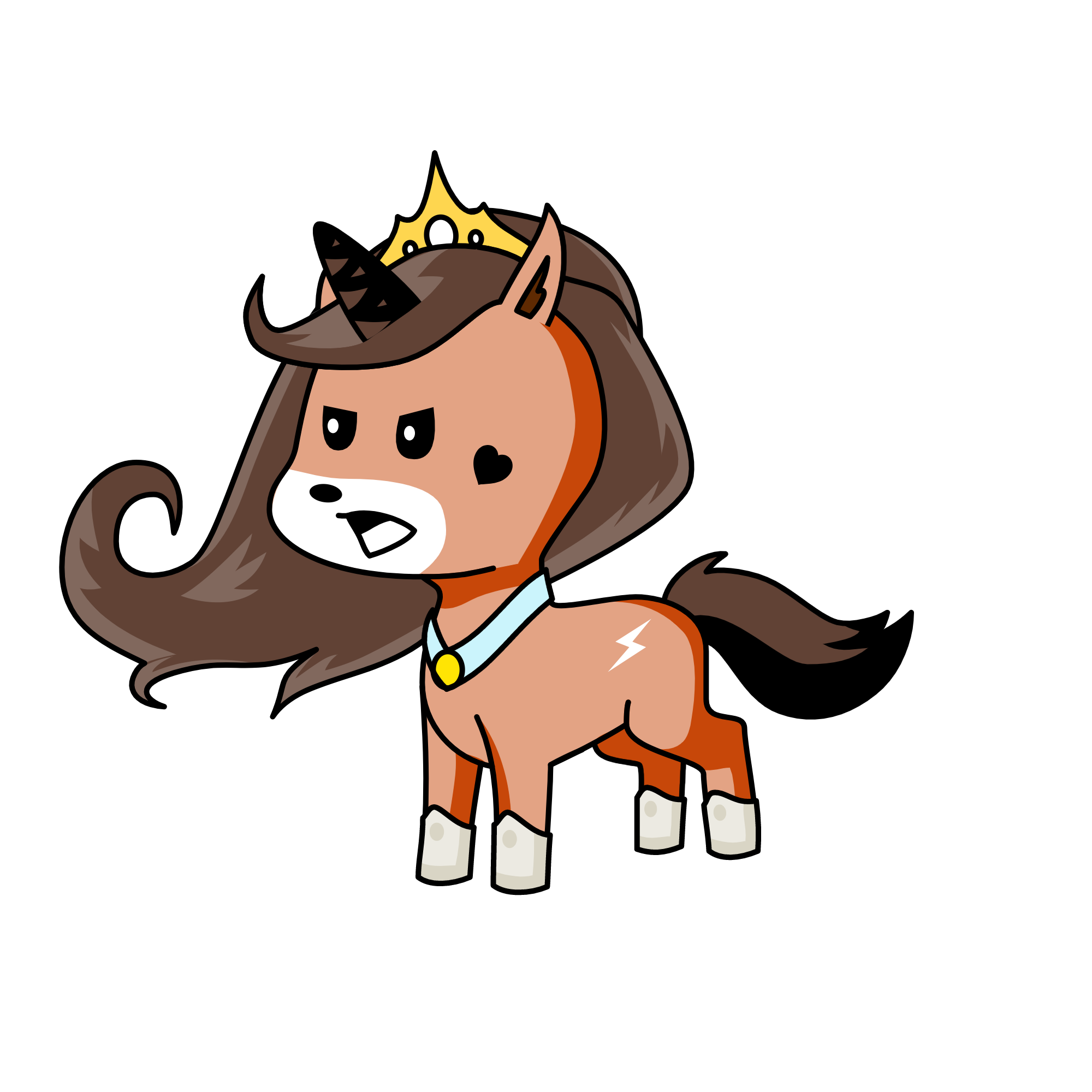 Princess Alice/Husband is Prince Hudson/kids:Emily and Jamie , the unicorn