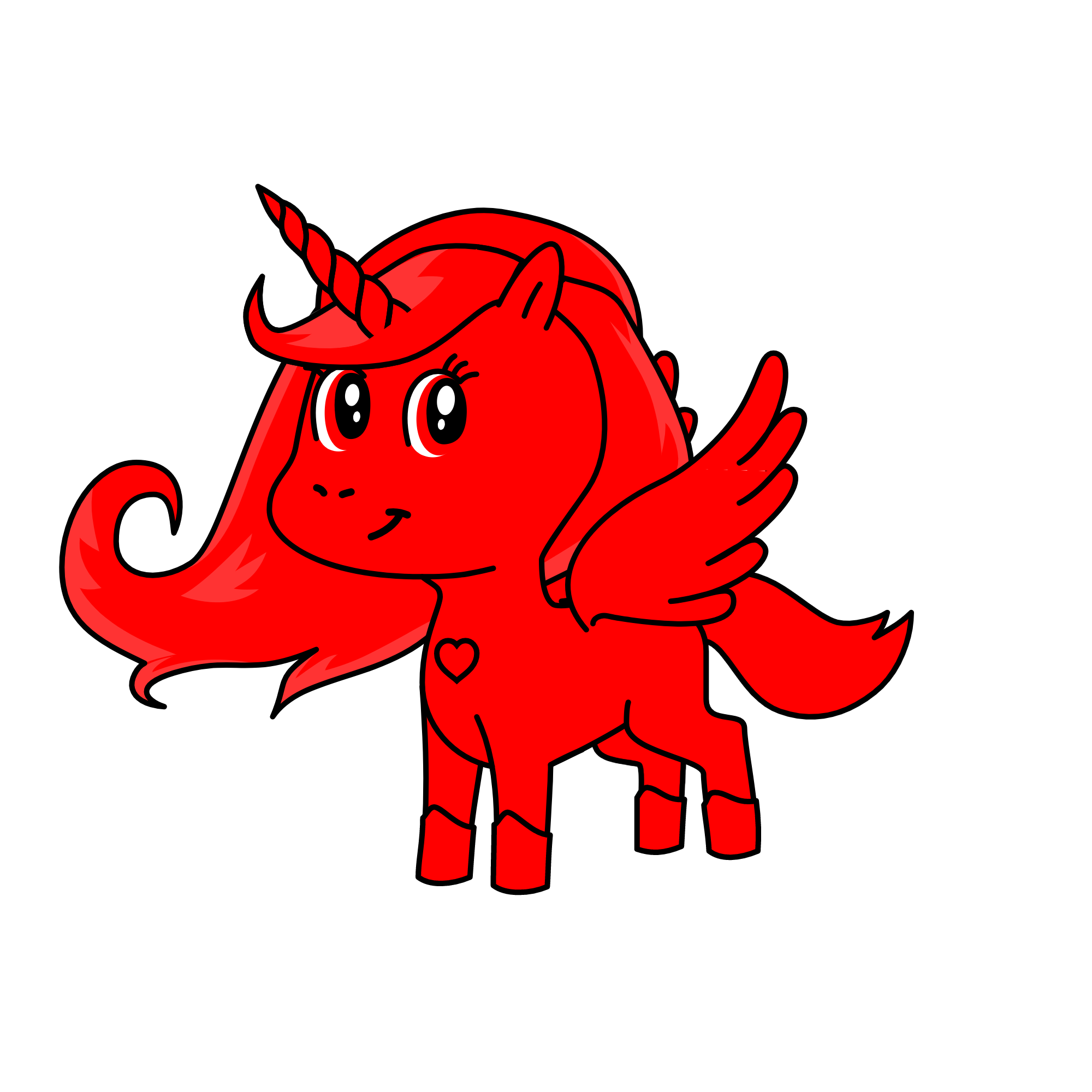 Strawberry , the unicorn