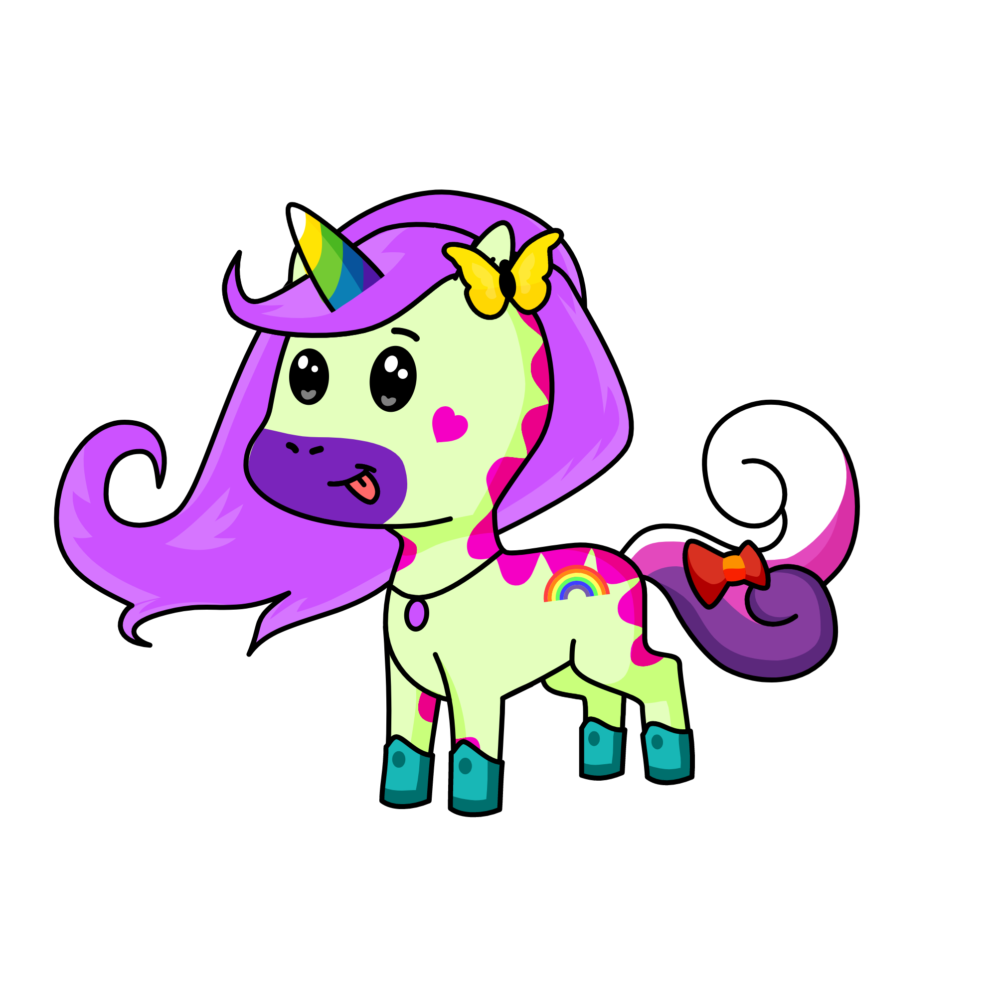 UNIRAINBOW, the unicorn