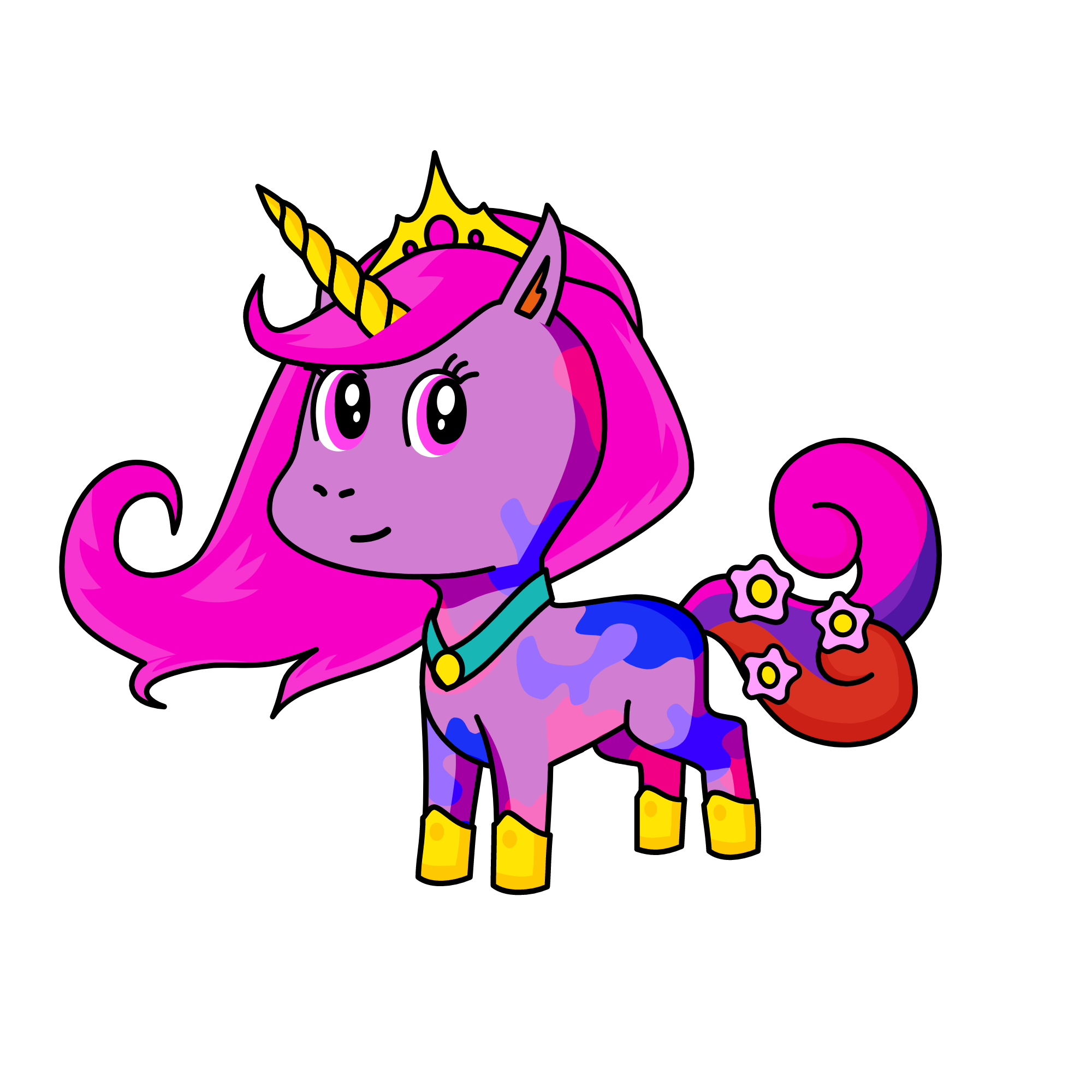 Ipek the Queen of the snow , the unicorn