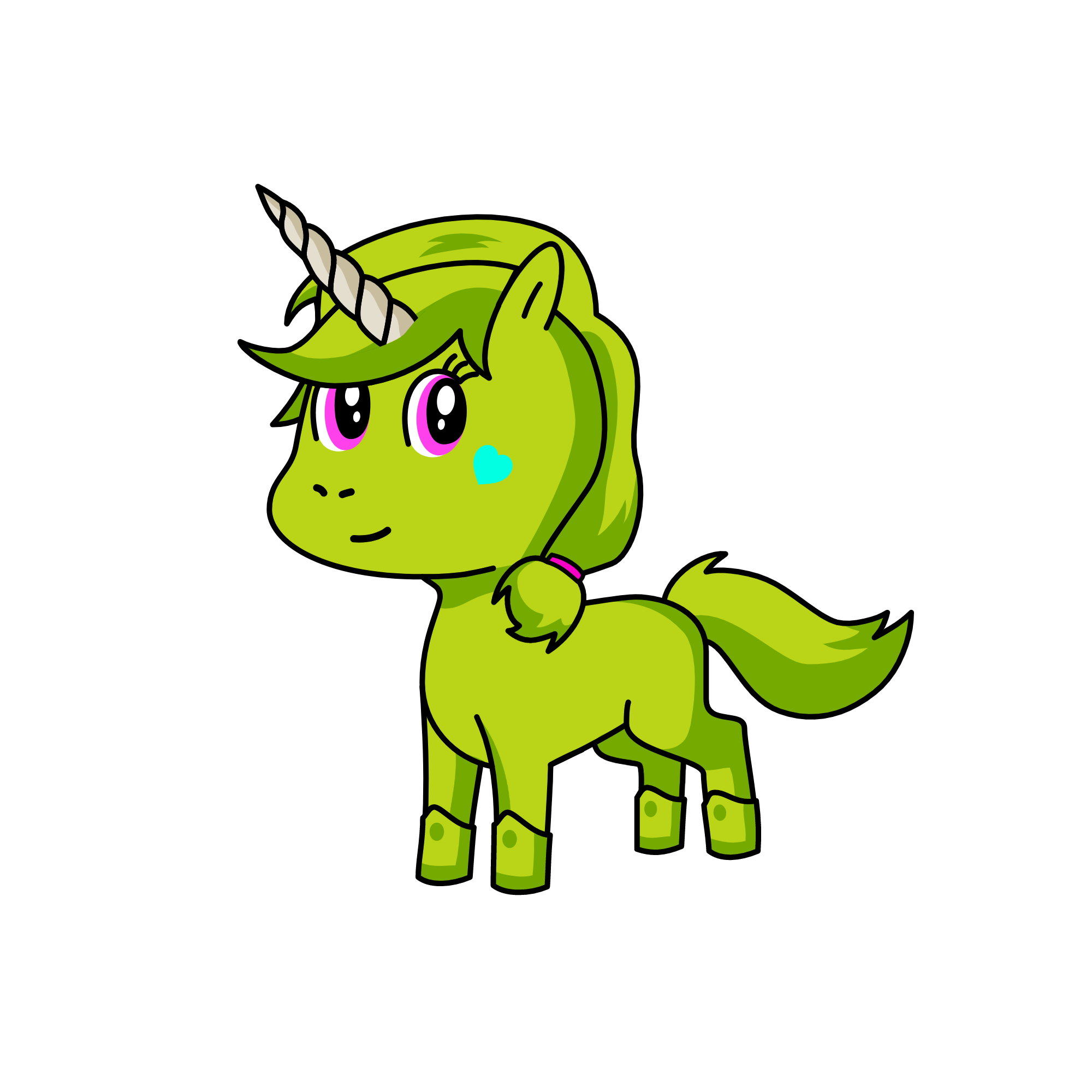 She said you were mean, the unicorn