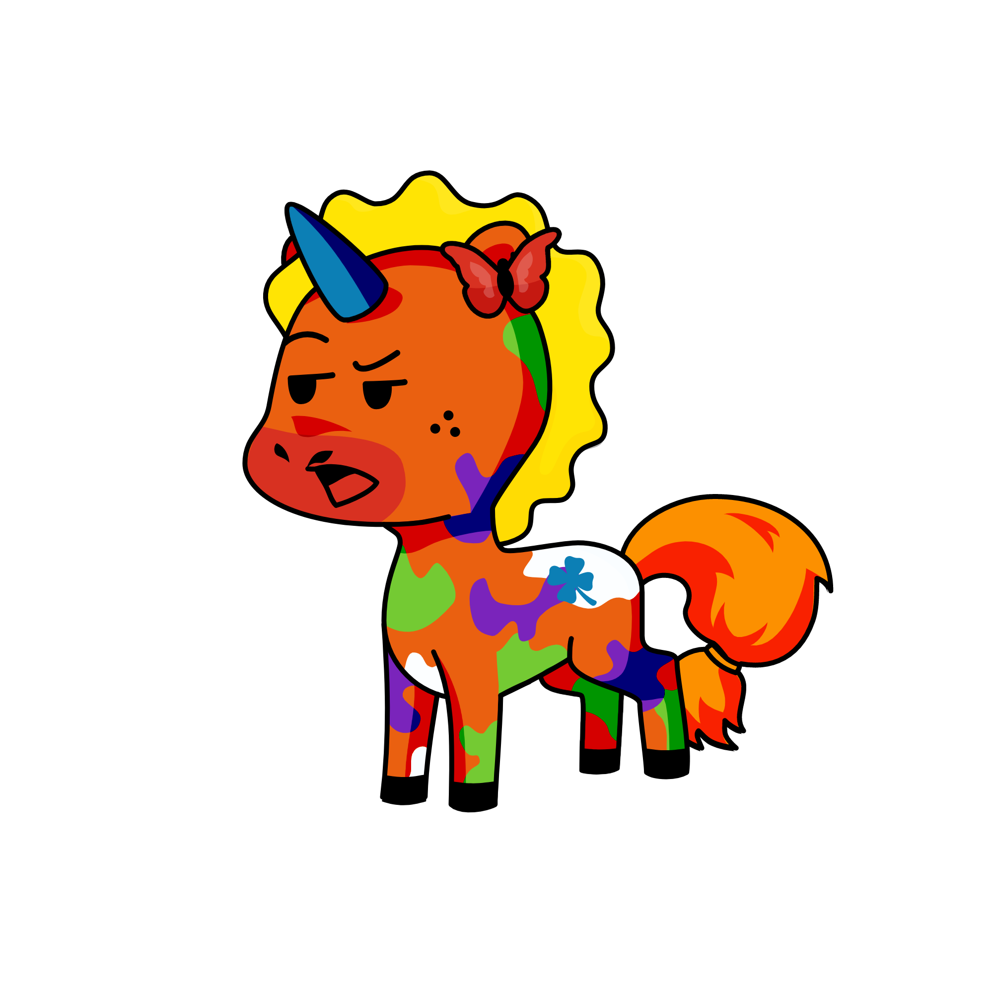 Can who's on the first day of school, the unicorn