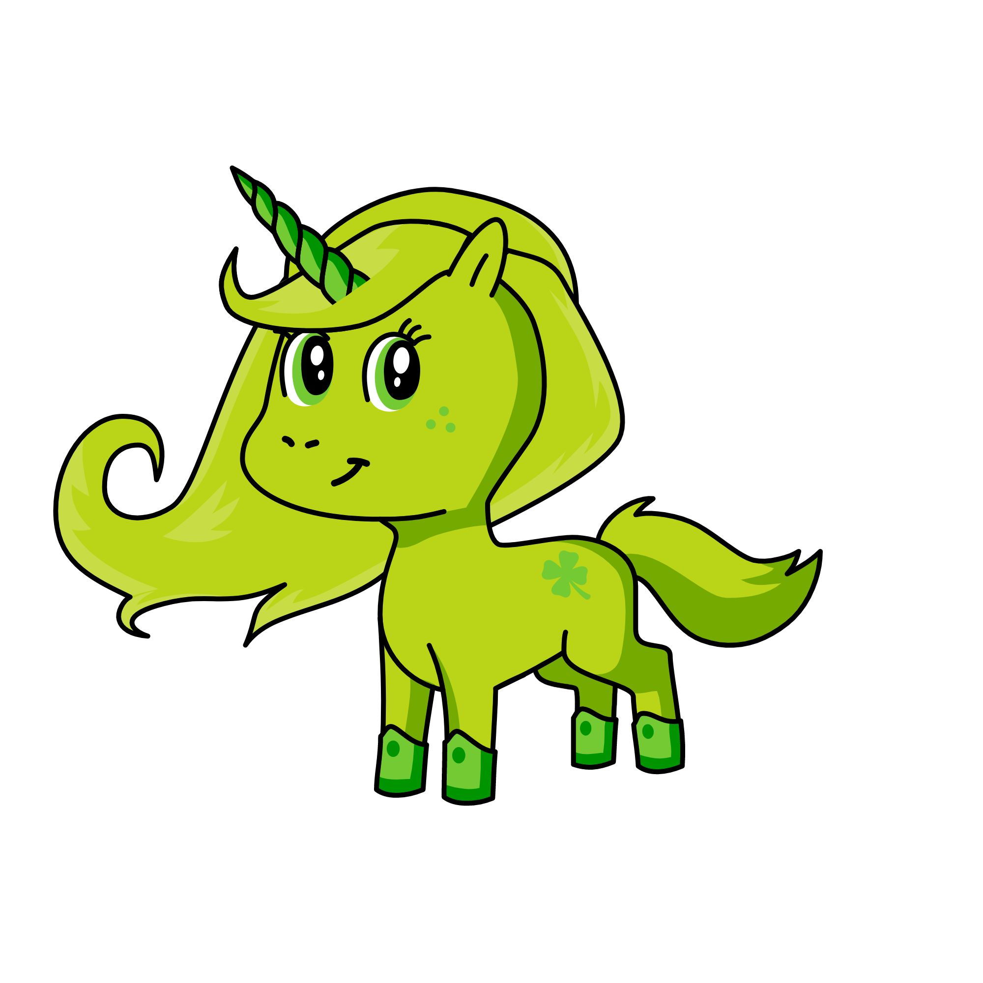 Clover, the unicorn