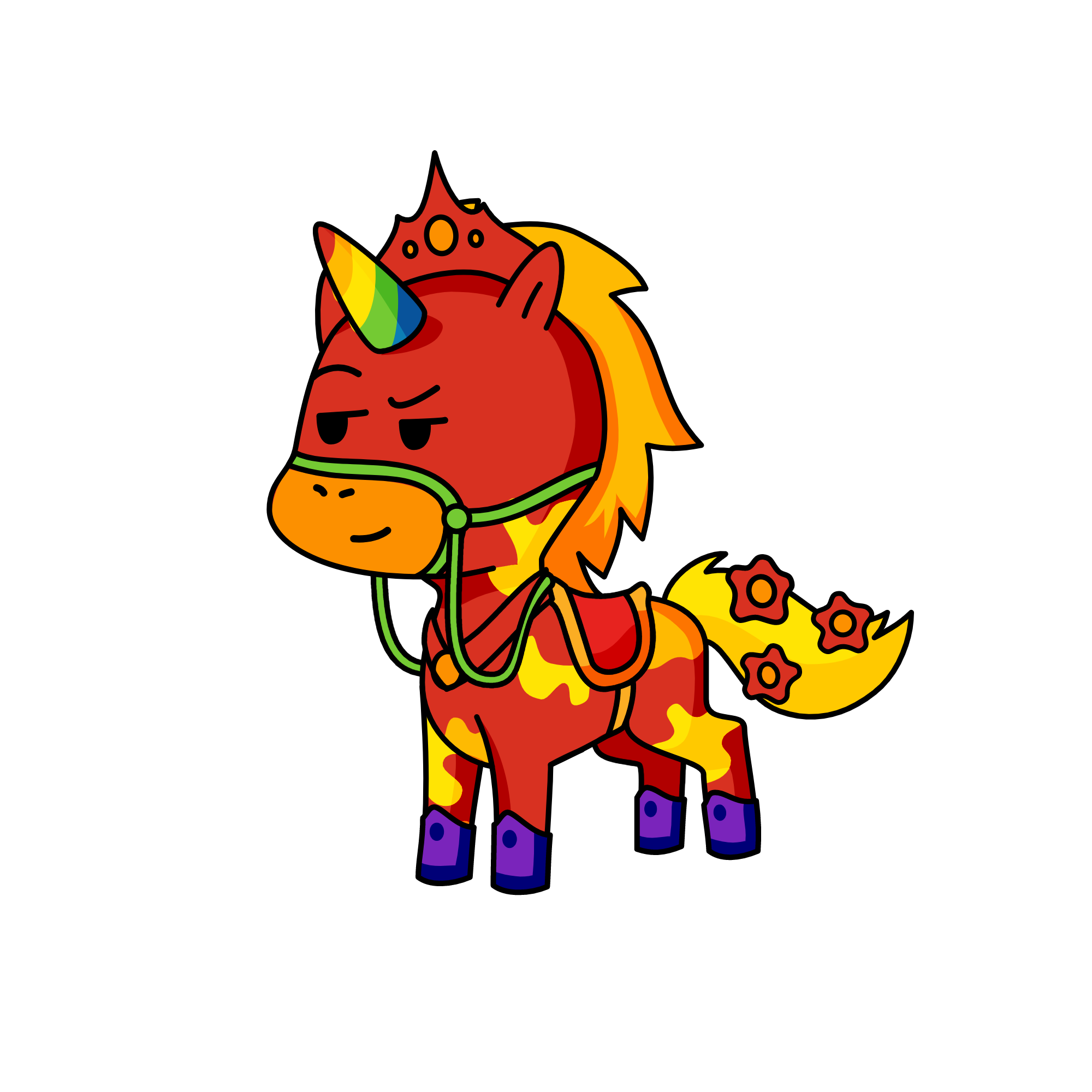 oh rainbow miss rainbow, the unicorn