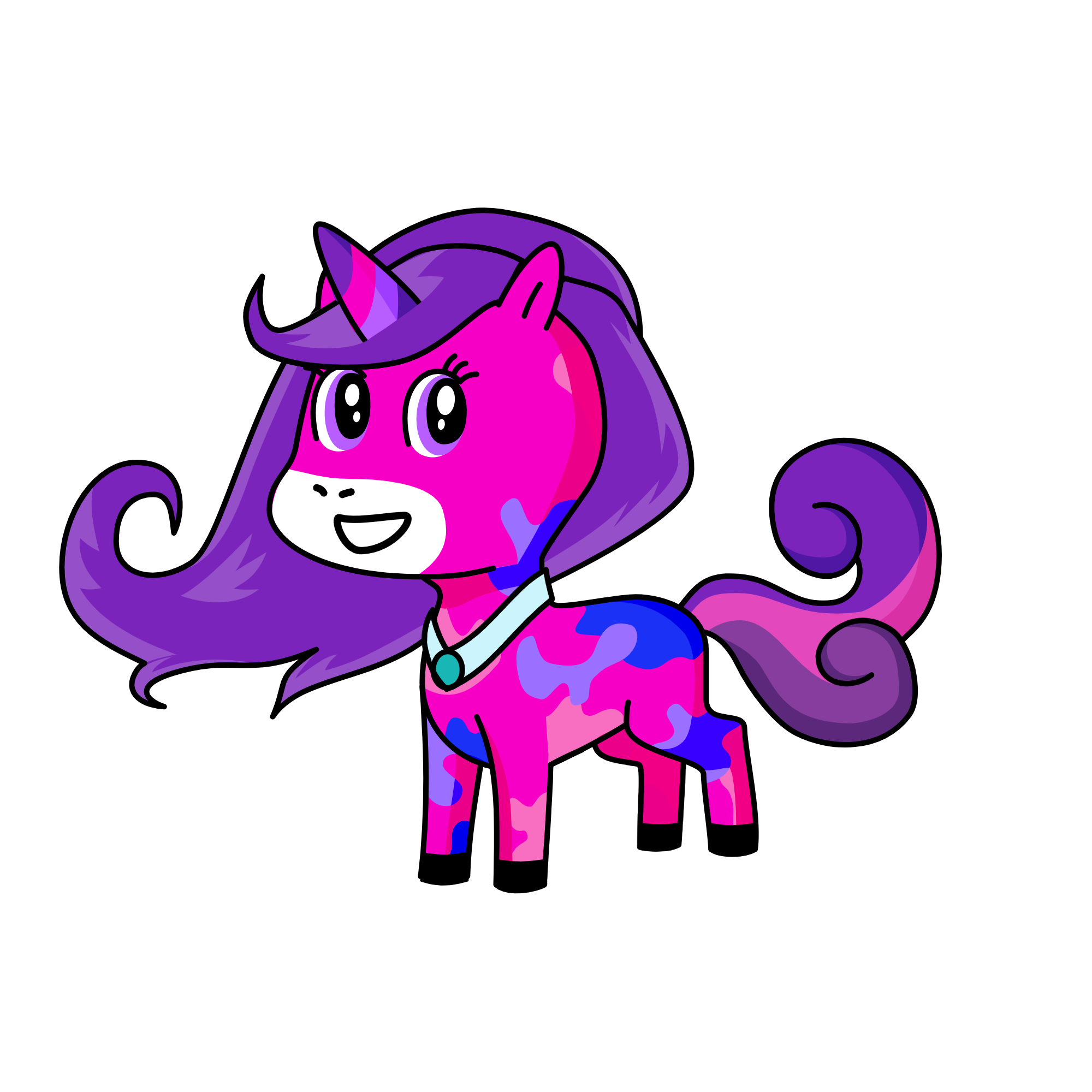 Moonlight, the unicorn