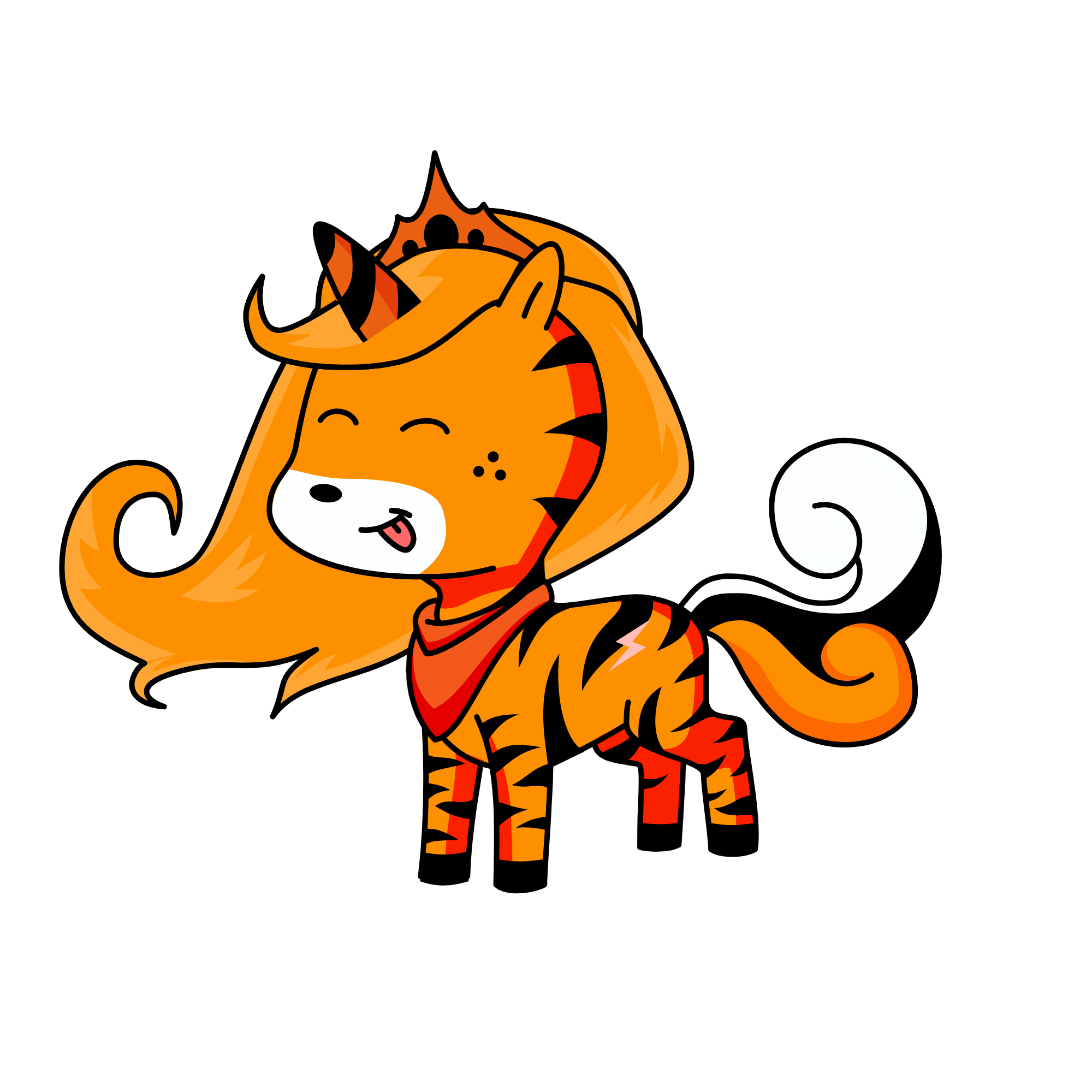 Tiger ask you:, the unicorn
