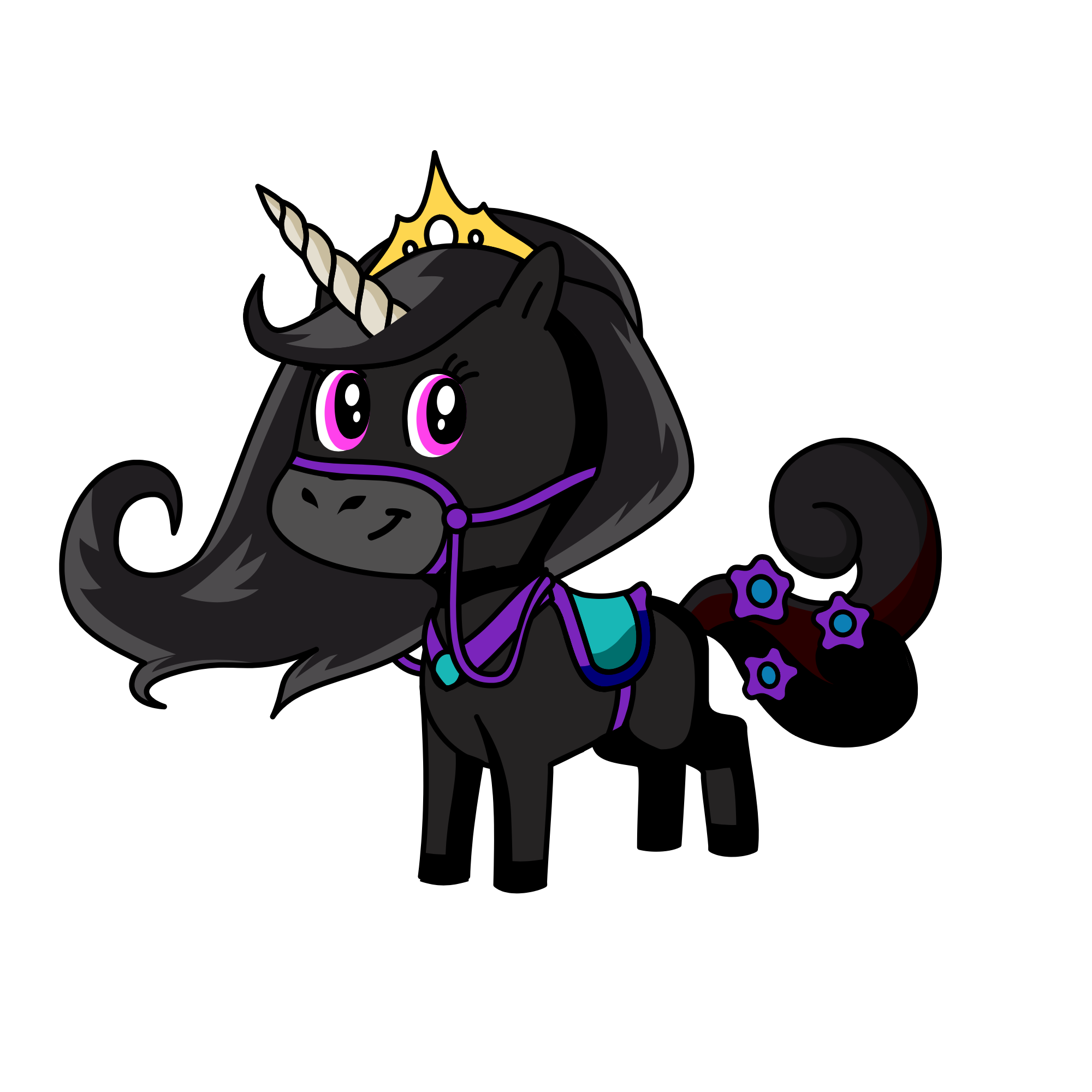 Black Beauty , the unicorn