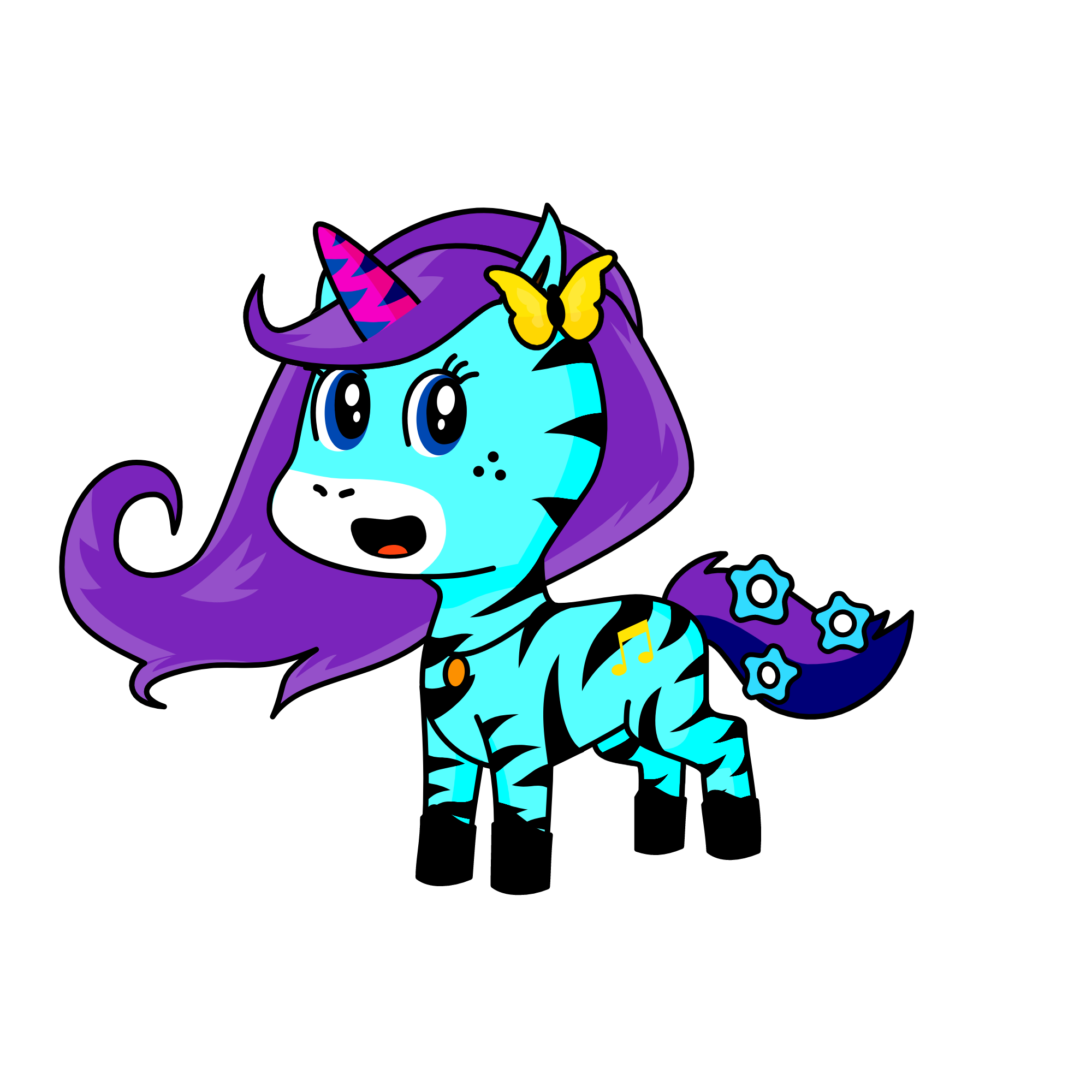 striperella, the unicorn