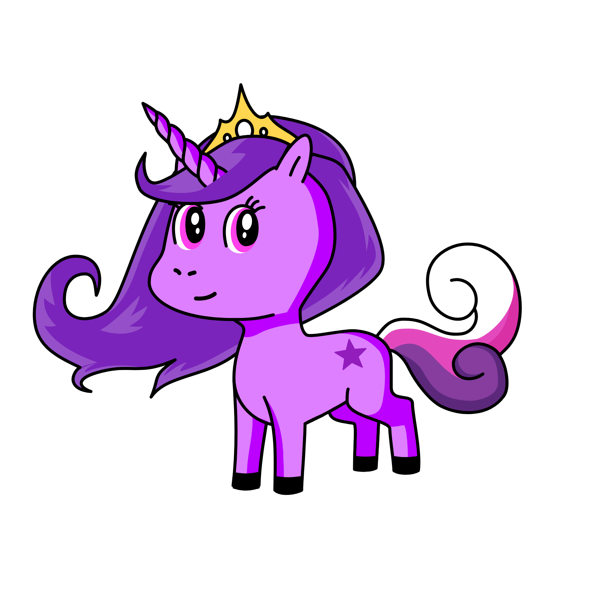 Twaylayt, the unicorn