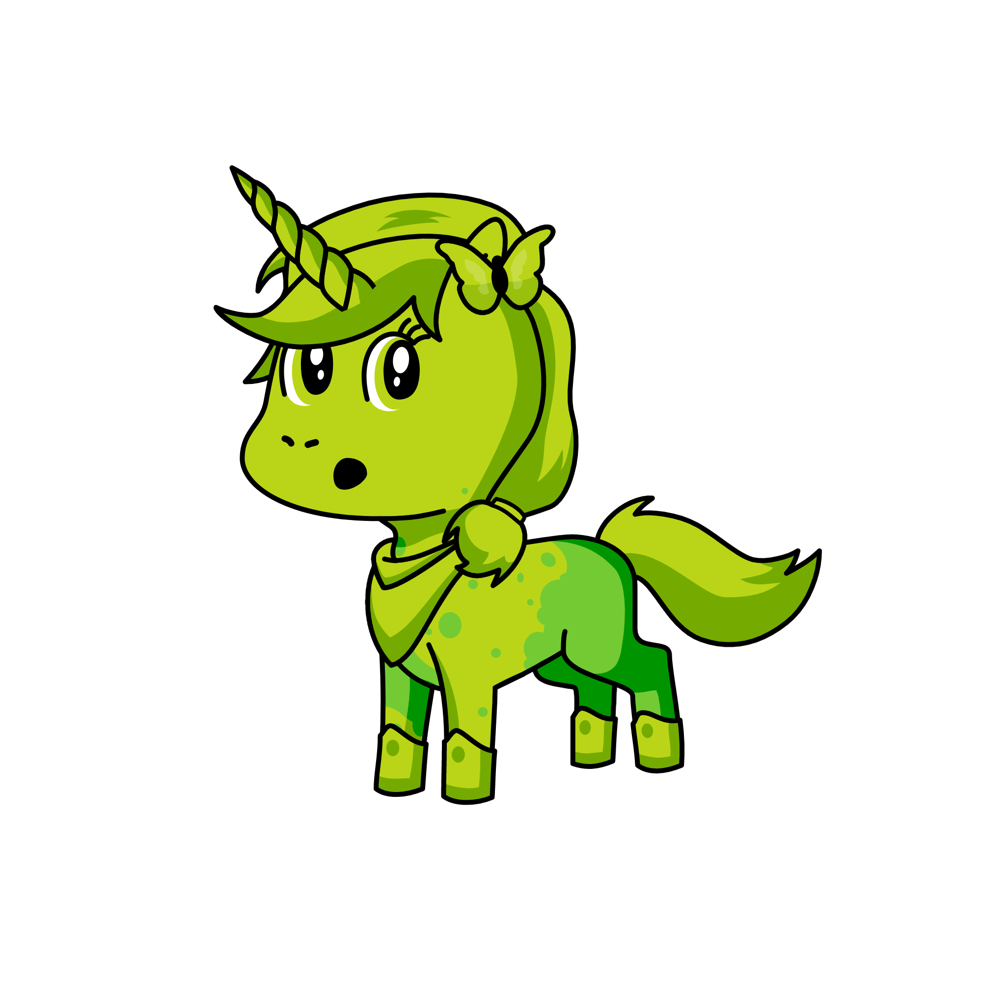 Clover, the unicorn