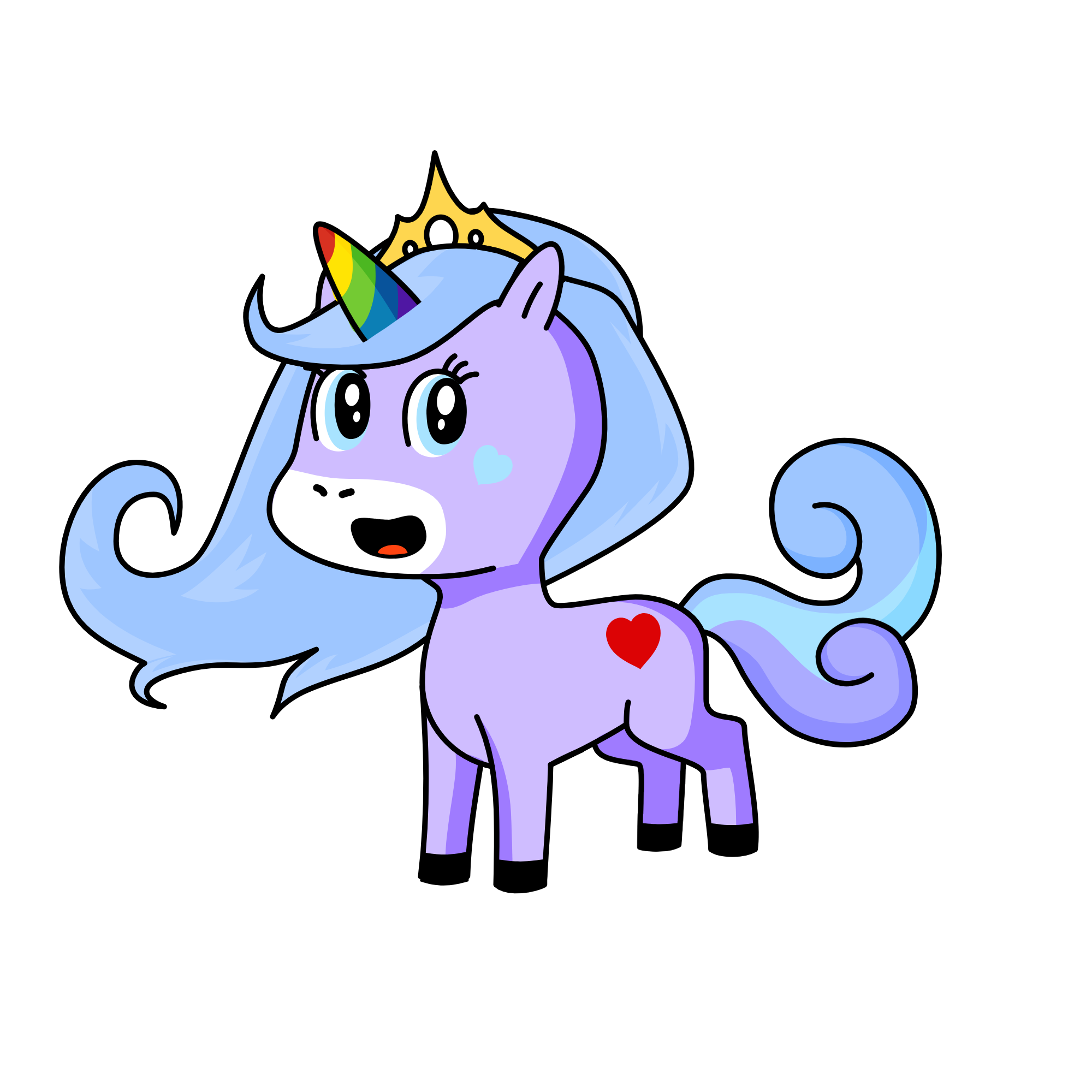 Cupcake, the unicorn