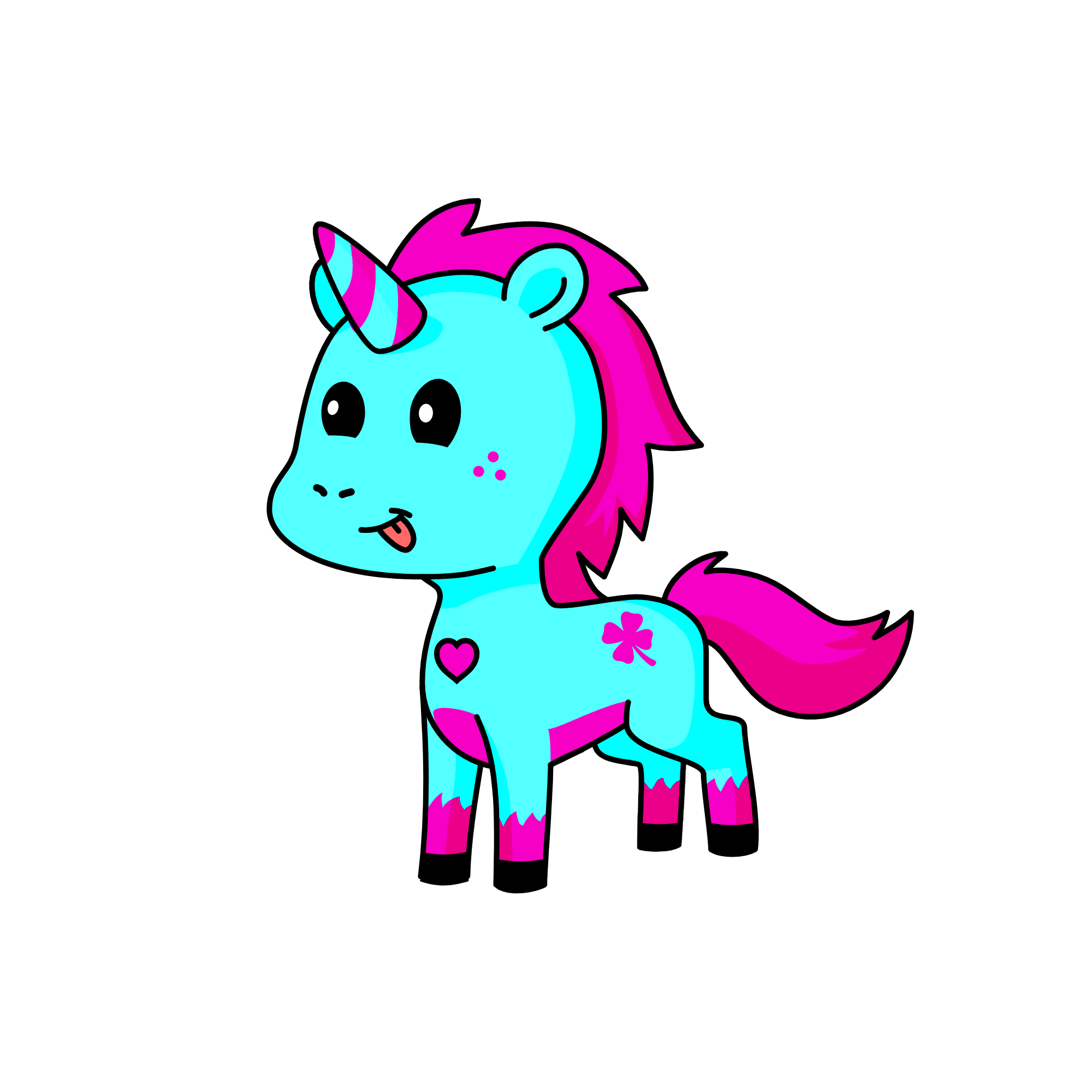 Cutie, the unicorn