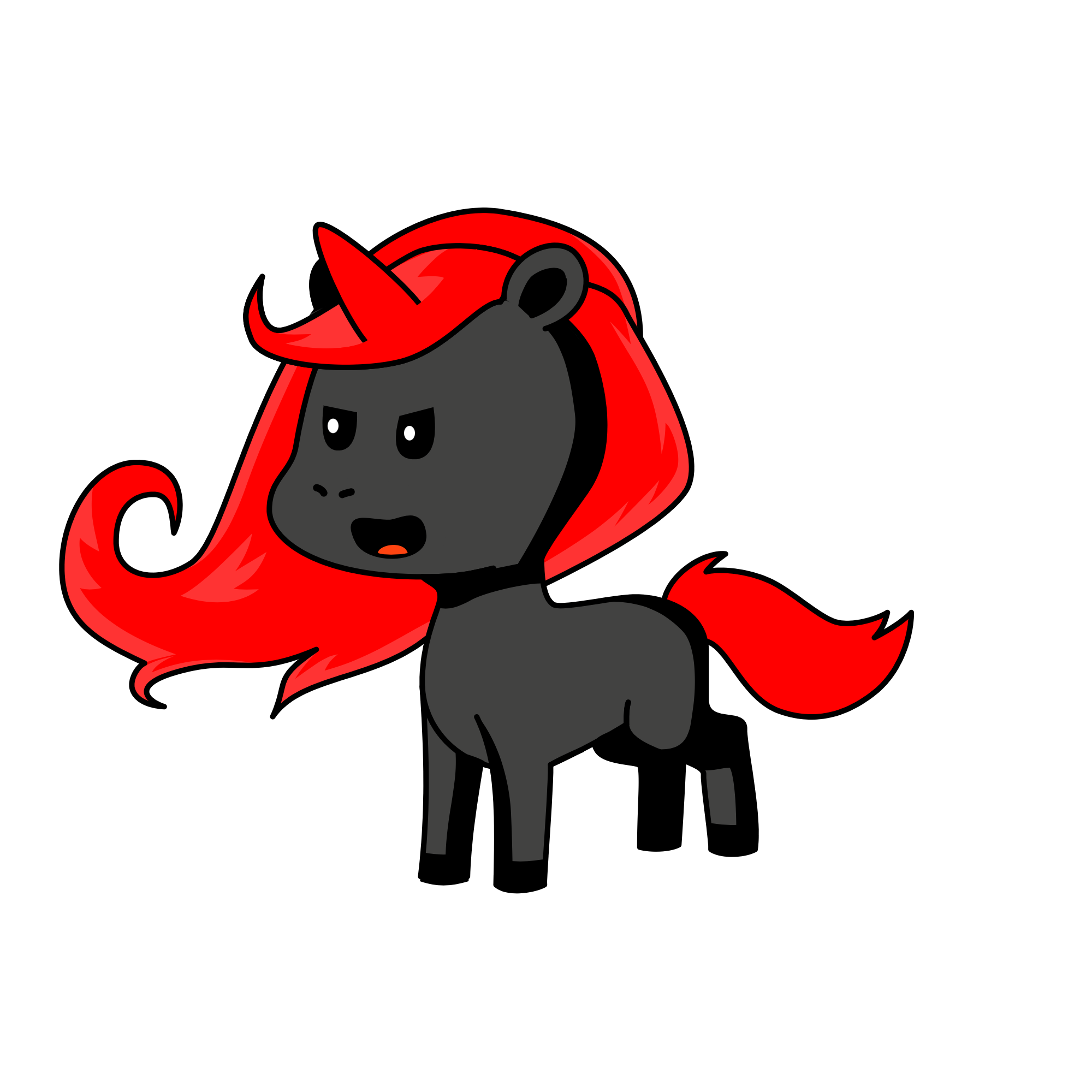 Evil uni, the unicorn
