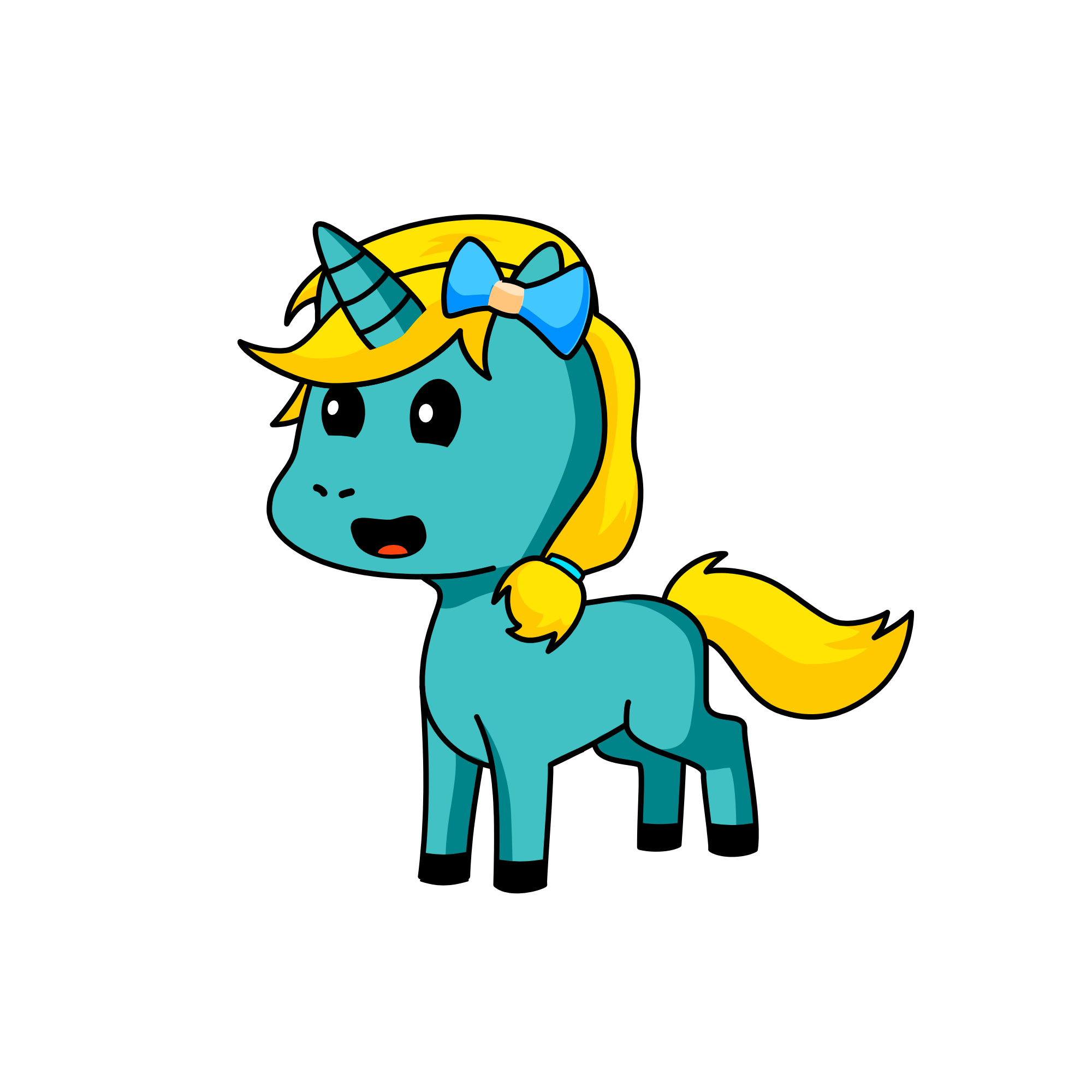 Diamond uni, the unicorn