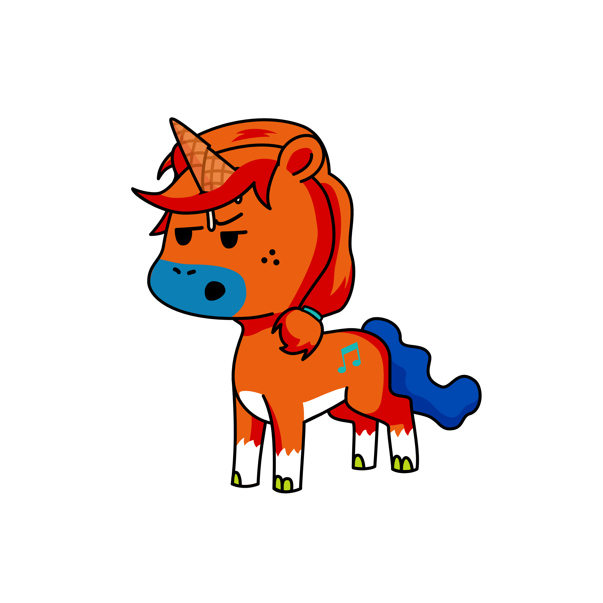 Blaze, the unicorn