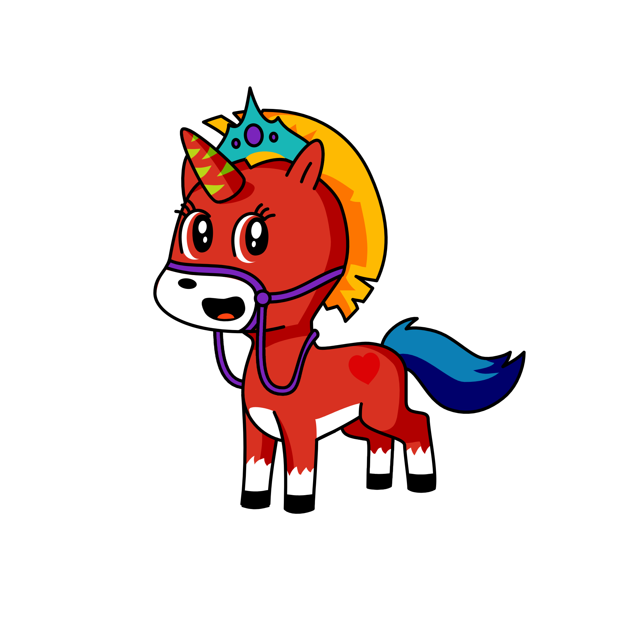 b, the unicorn
