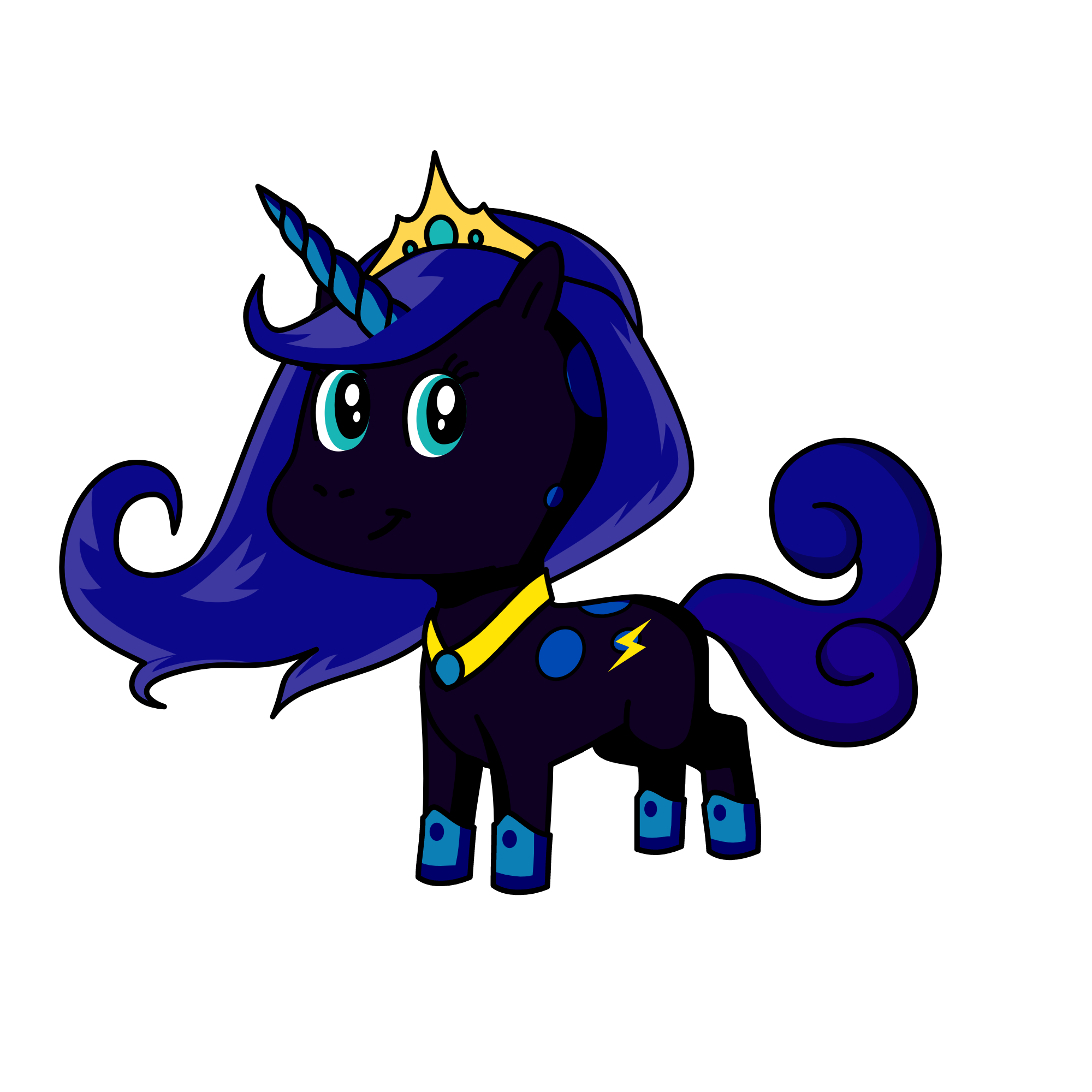 Princess Luna, the unicorn