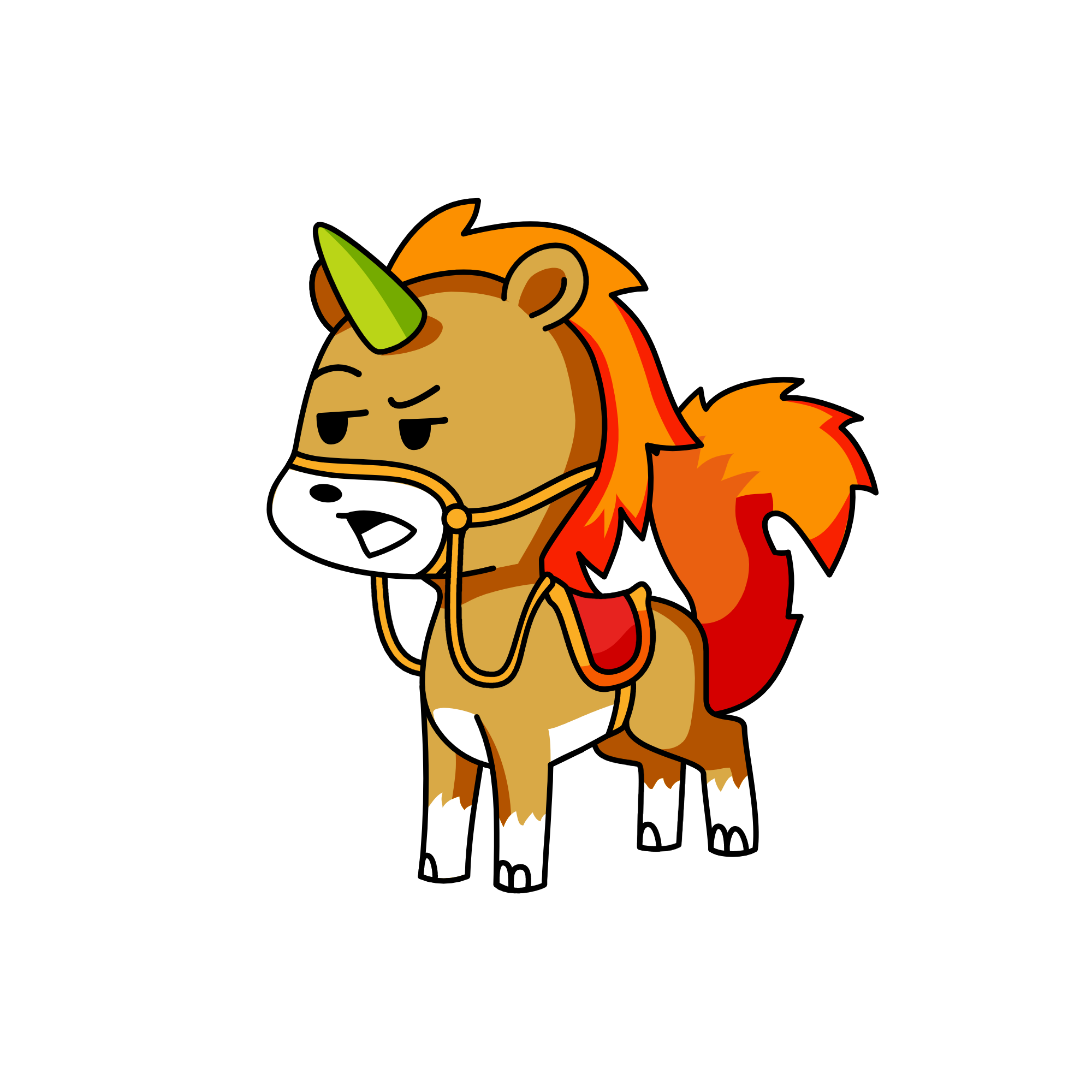 Fox pixy, the unicorn
