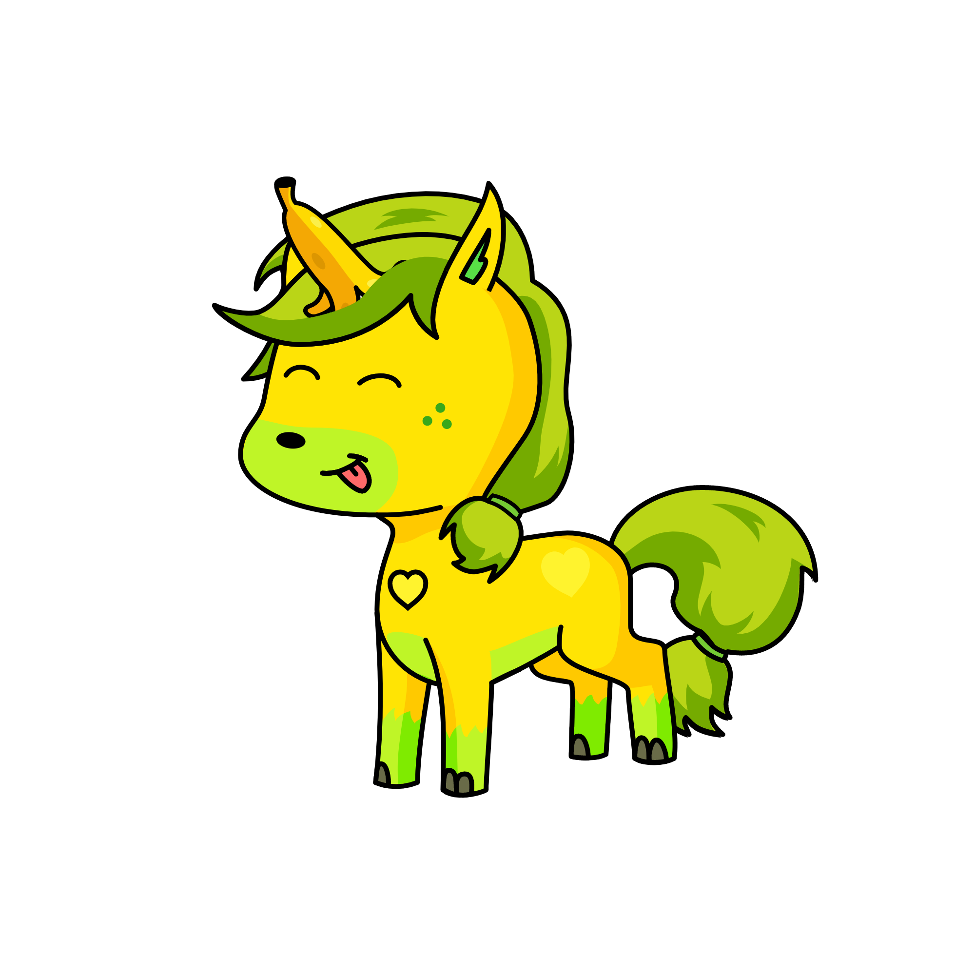 Banana Split, the unicorn