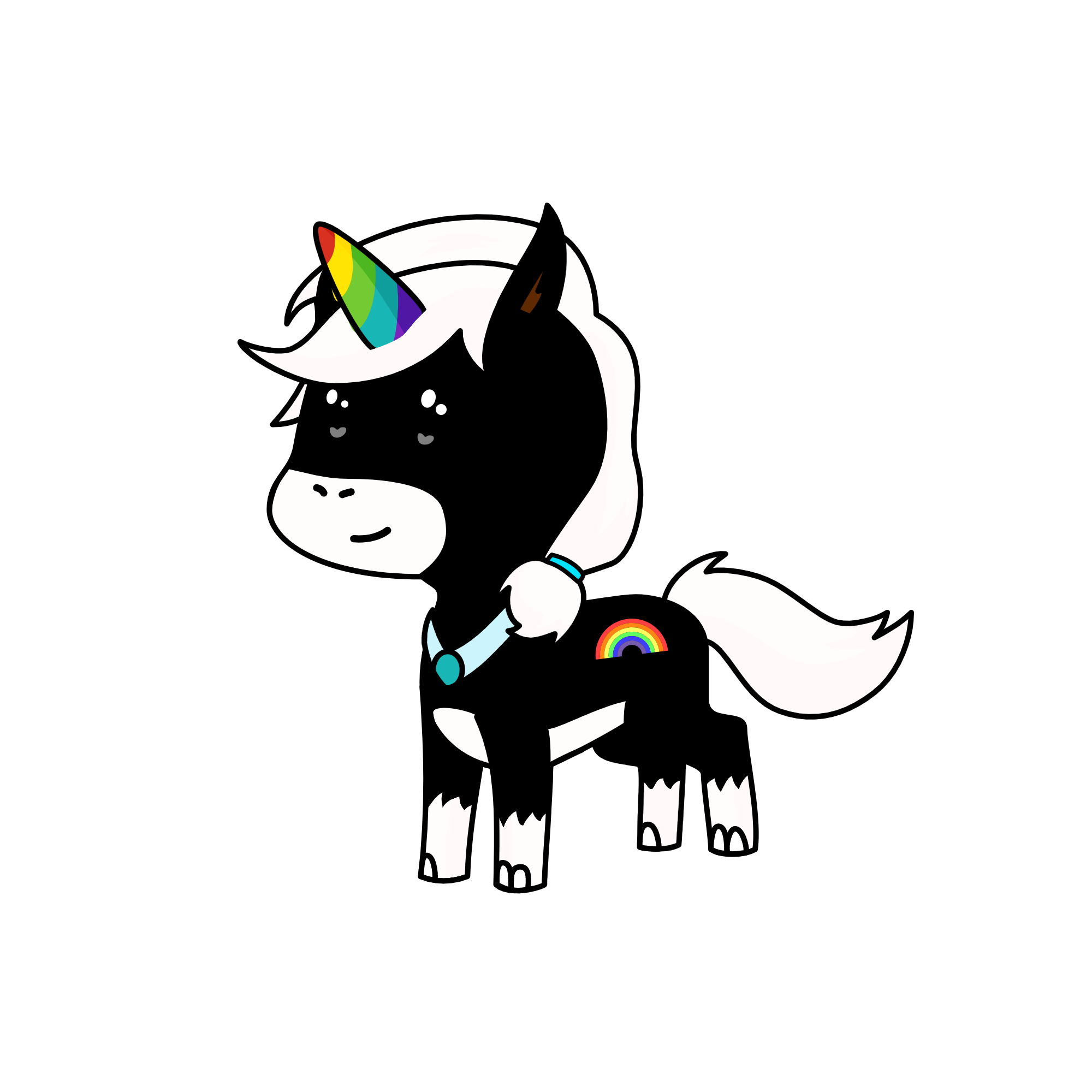 Winter, the unicorn
