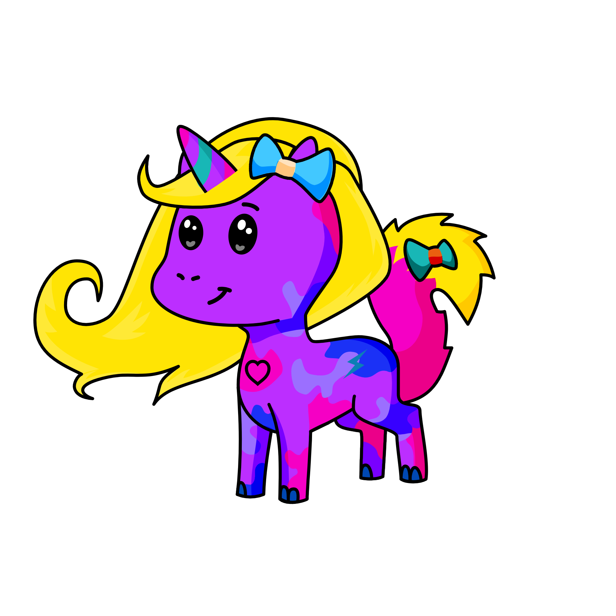 Blossom Cake, the unicorn