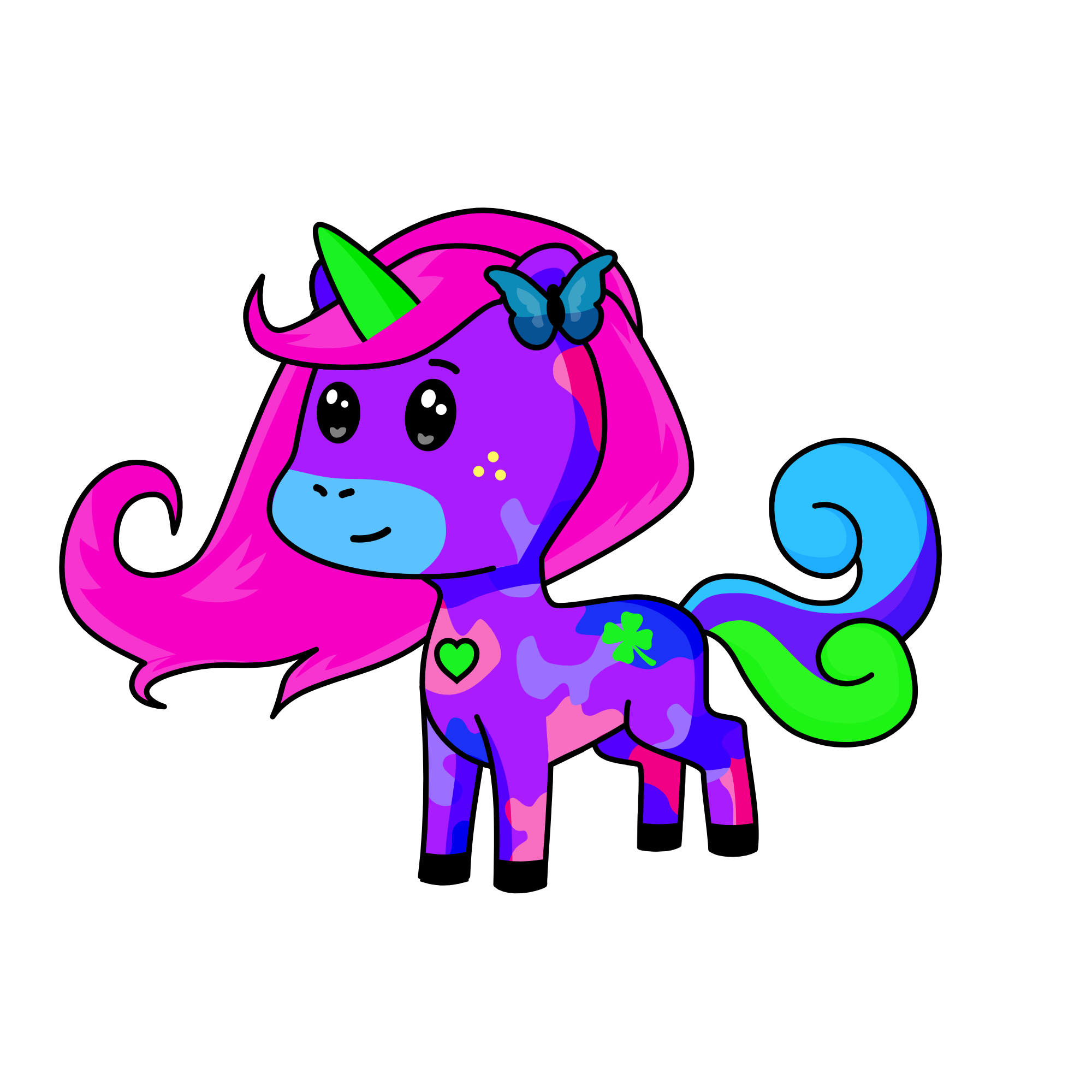 Clover, the unicorn