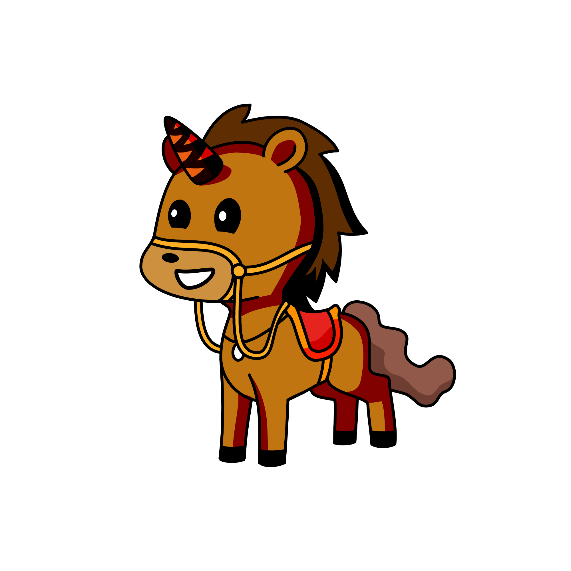 Brownie, the unicorn