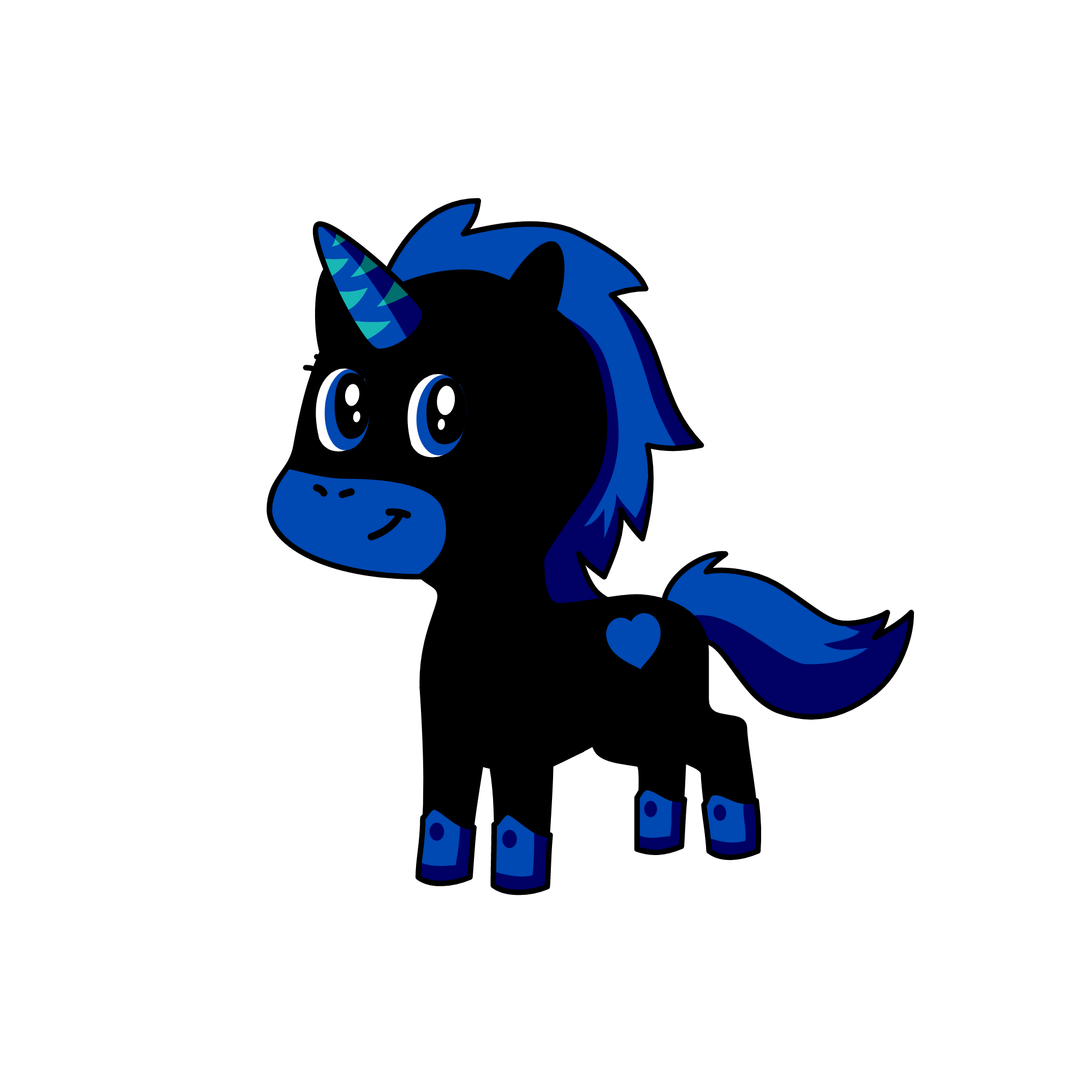 Shadow night, the unicorn