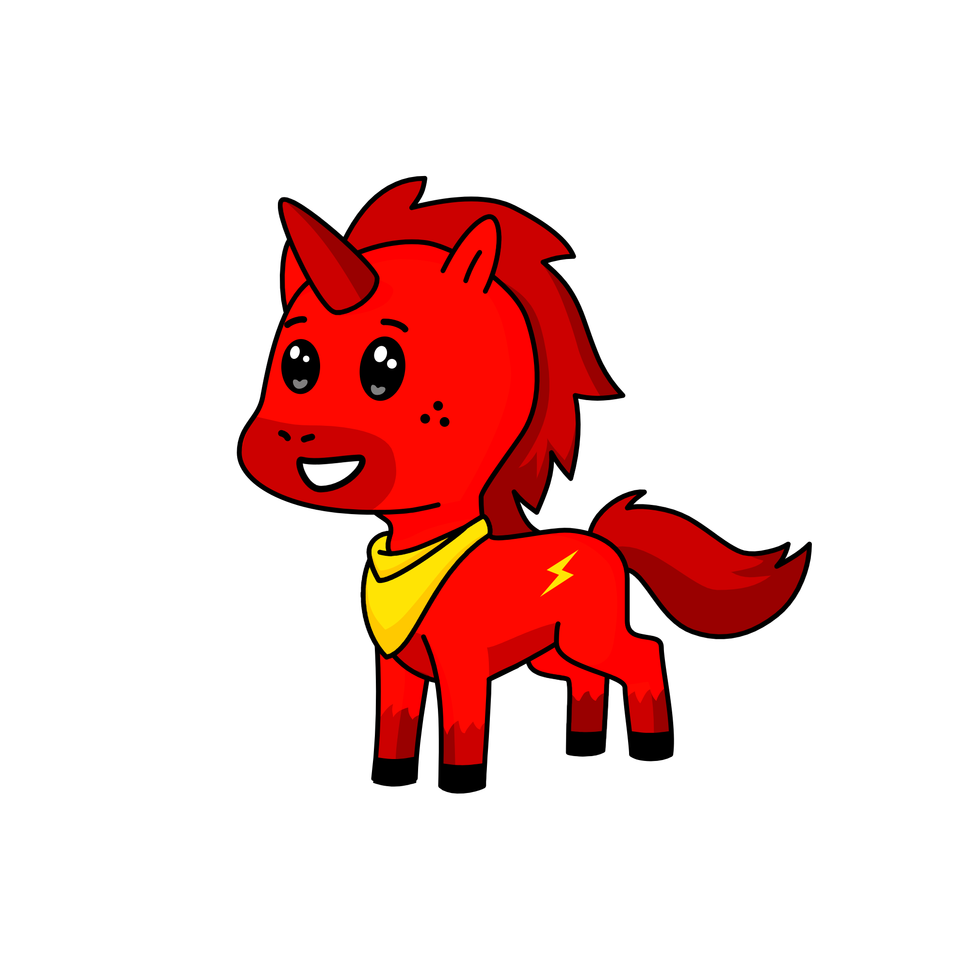 Fire, the unicorn