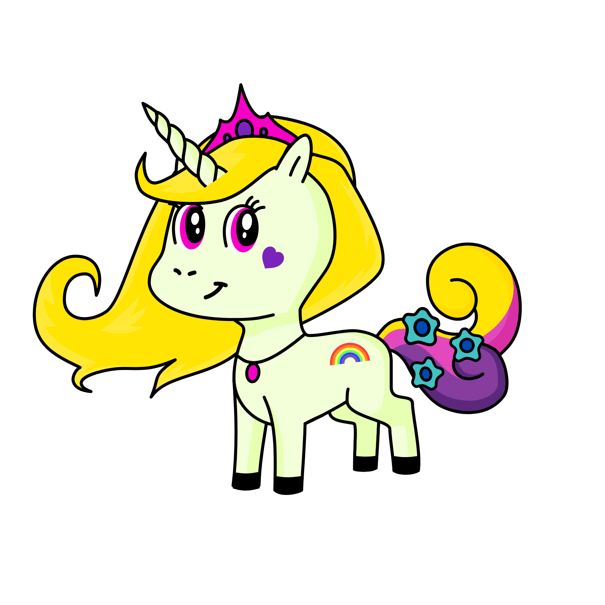 Princess Poppy, the unicorn